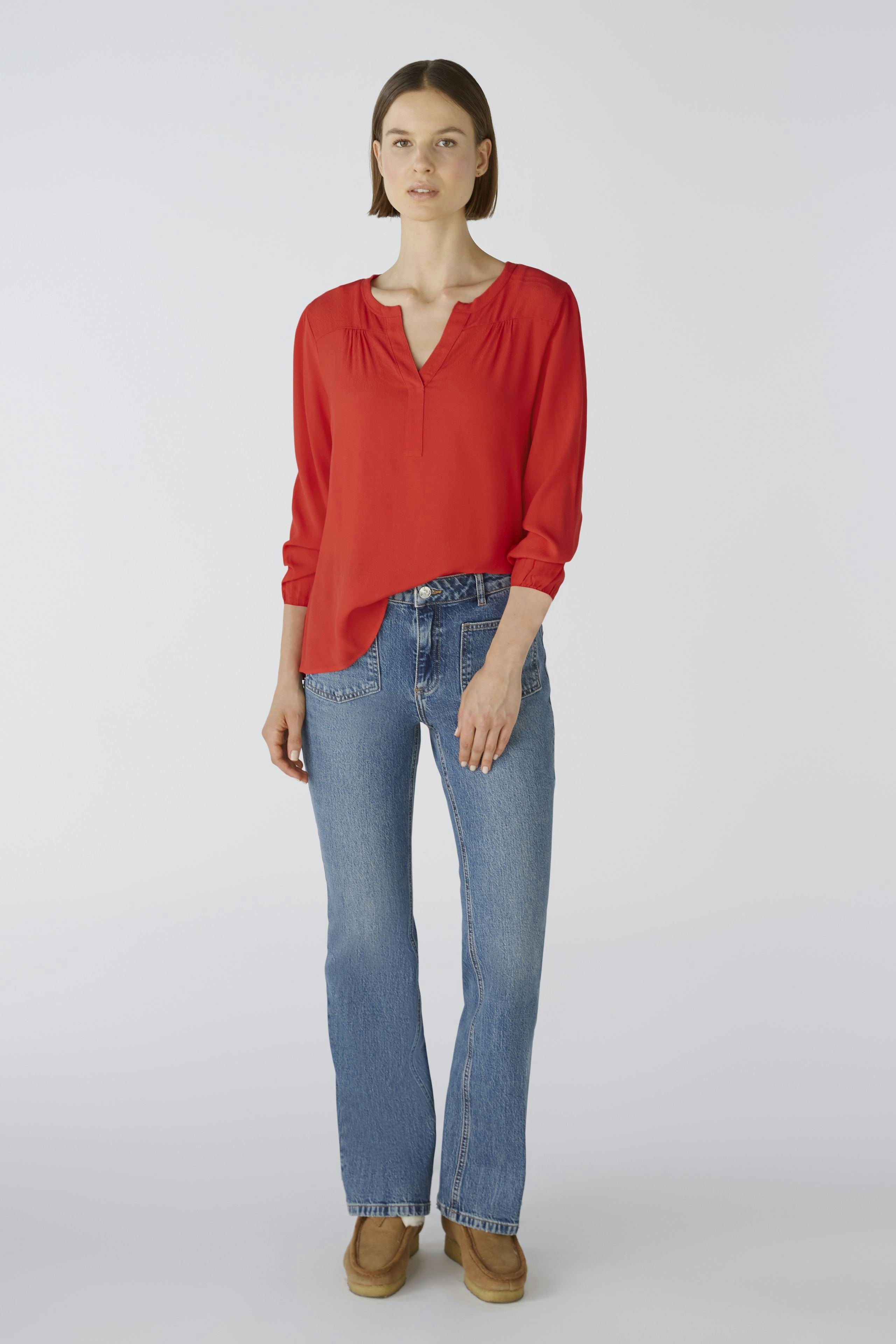 Bild 1 von Blouse shirt - chinese red in chinese red | Oui