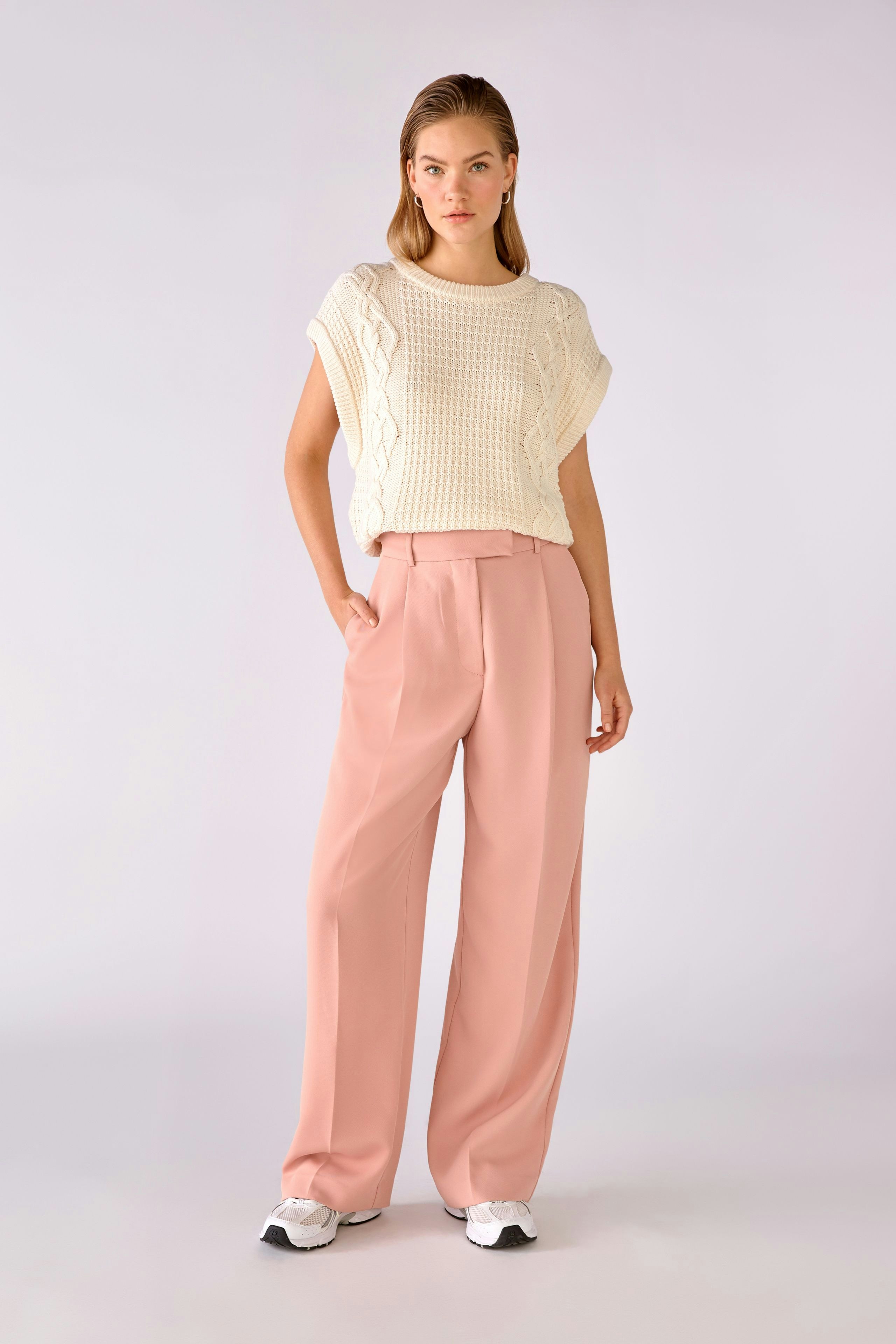 Bild 2 von Bundfaltenhose - rose in rose | Oui