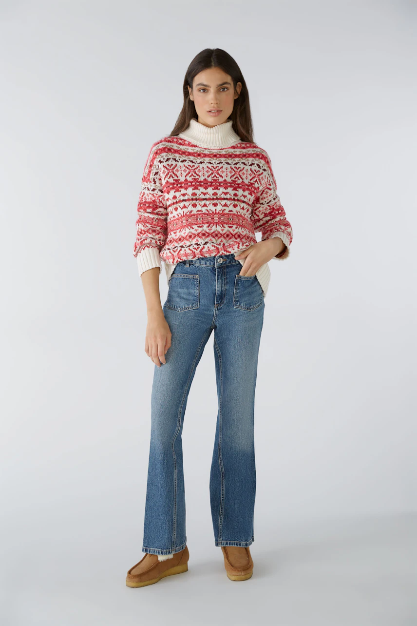 Bild 2 von Pullover - offwhite red in offwhite red | Oui