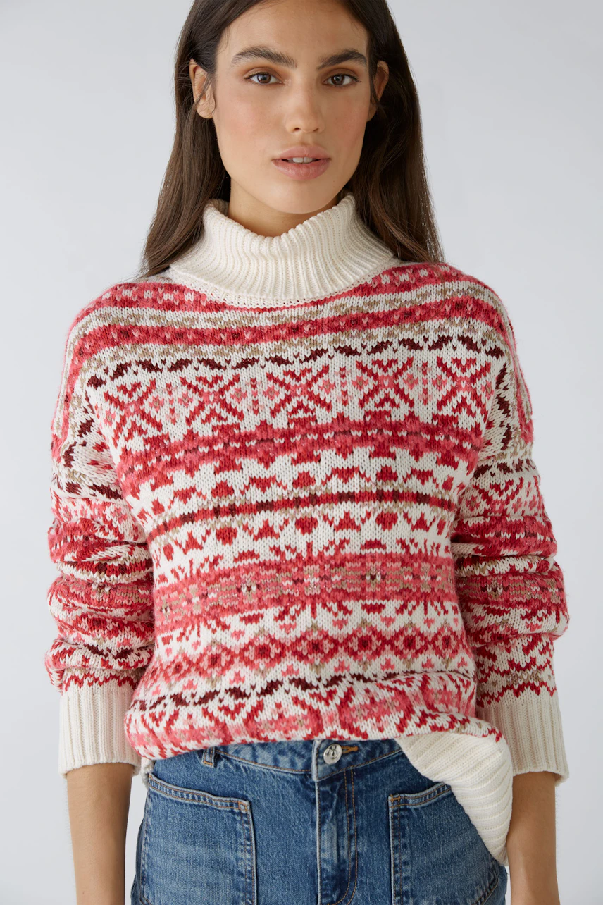 Bild 4 von Pullover - offwhite red in offwhite red | Oui