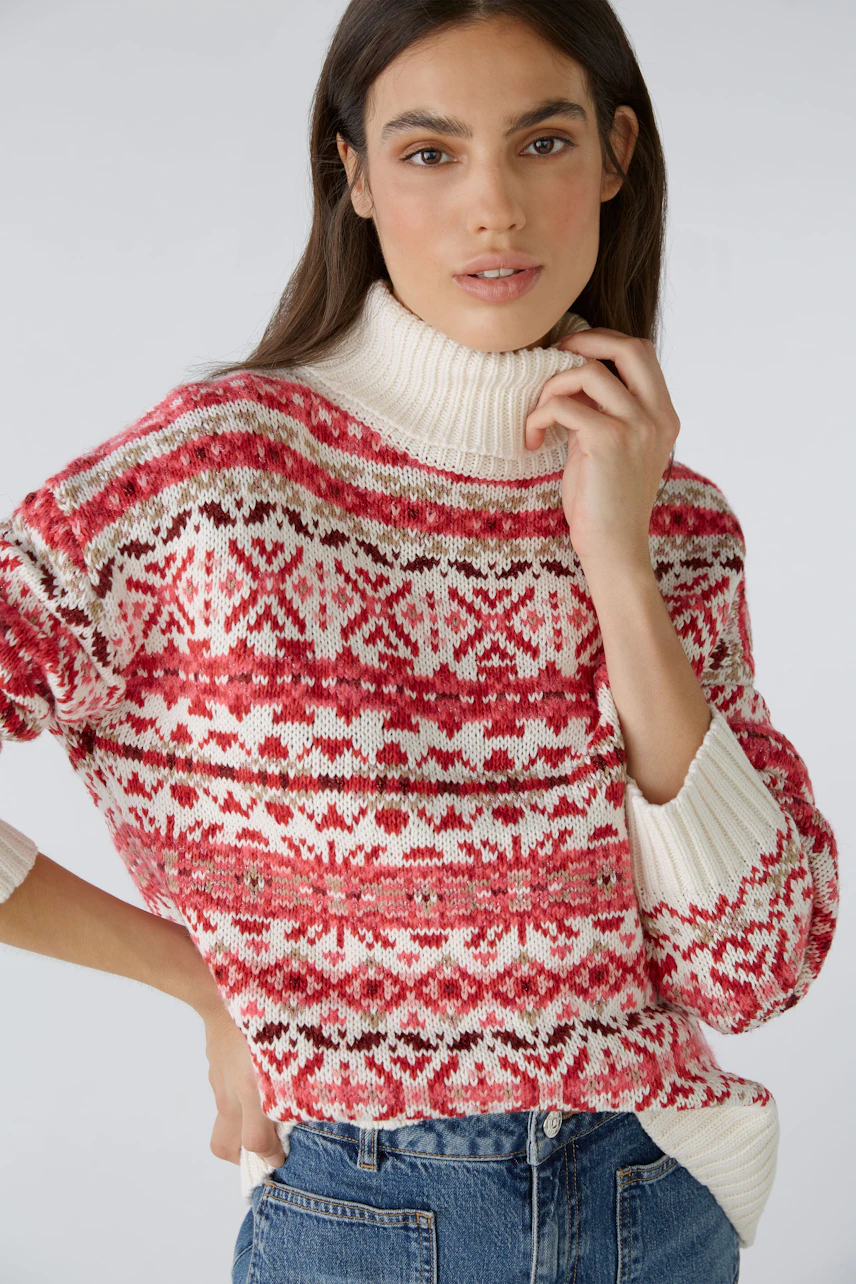 Bild 6 von Pullover - offwhite red in offwhite red | Oui