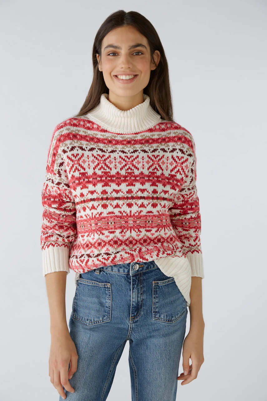 Bild 1 von Pullover - offwhite red in offwhite red | Oui