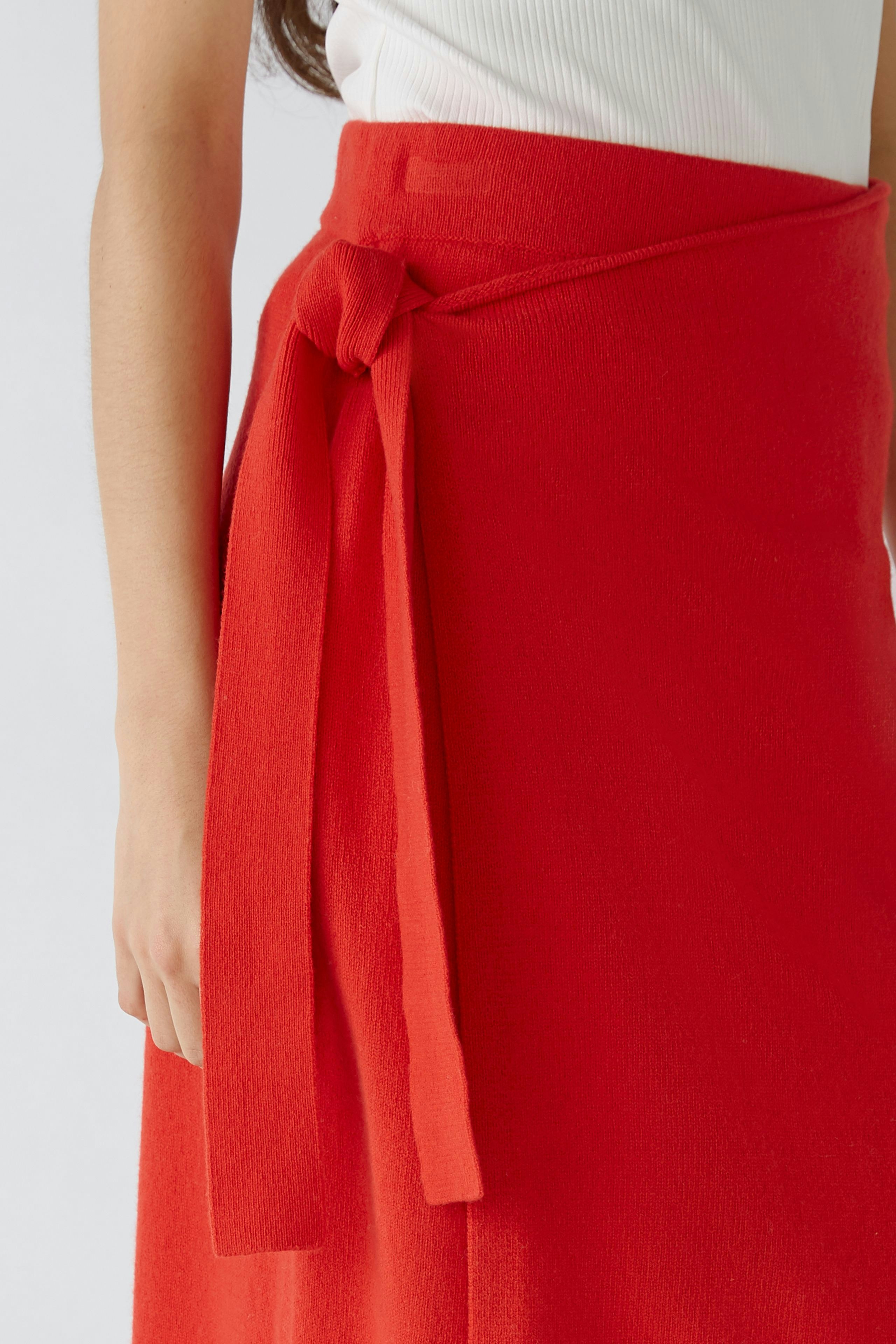 Bild 4 von Knitted skirt - chinese red in chinese red | Oui