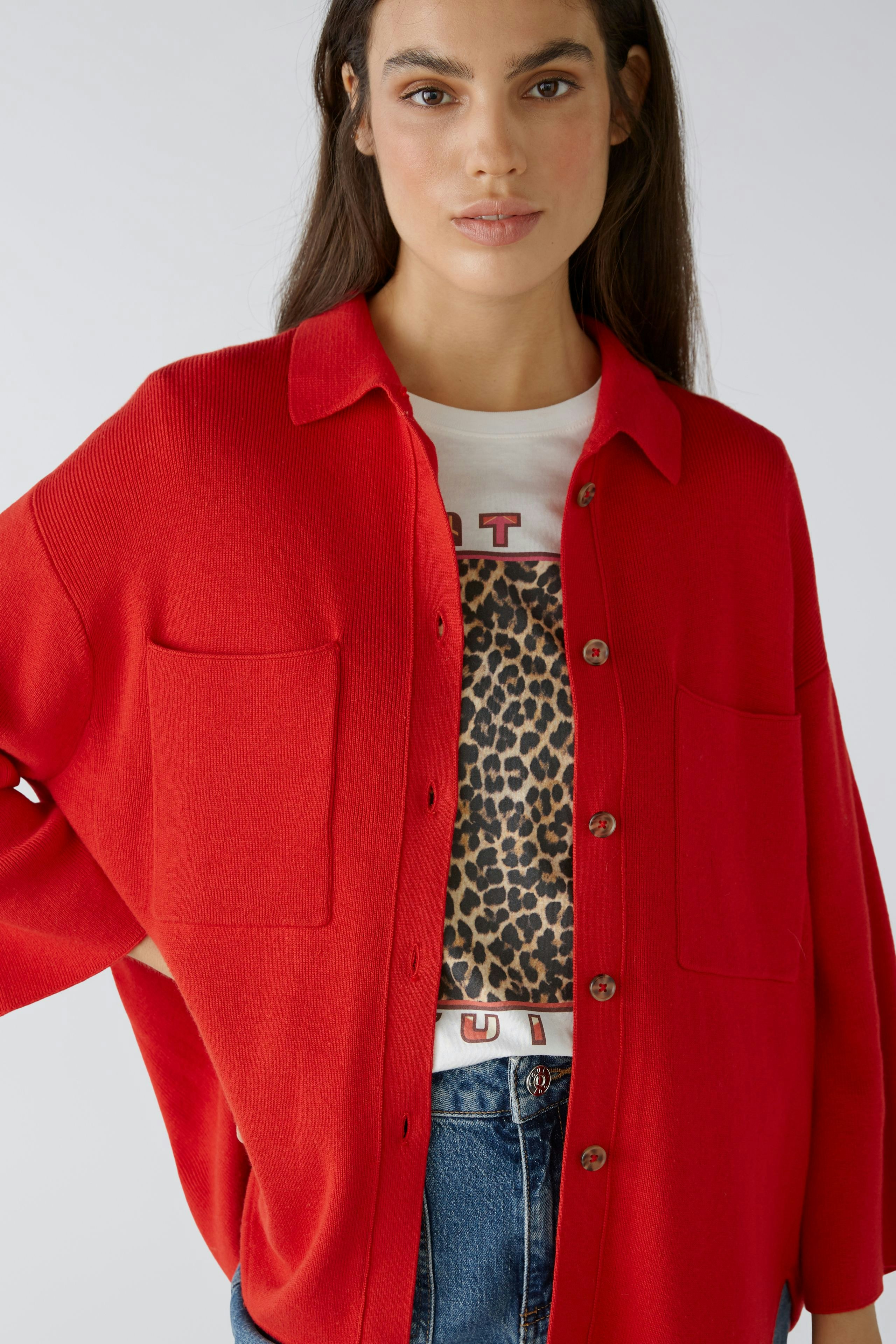 Bild 4 von Strickjacke - chinese red in chinese red | Oui