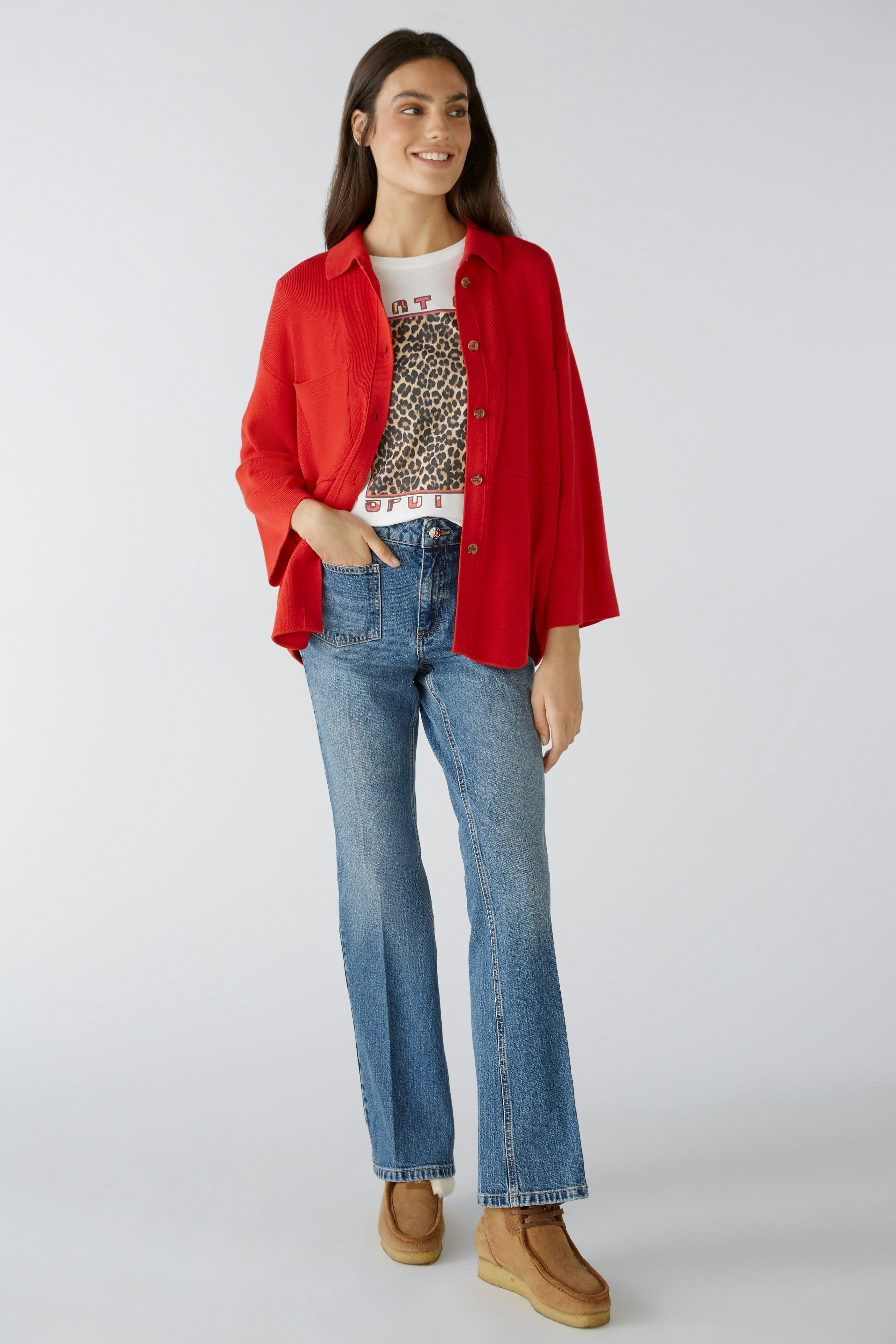 Bild 1 von Strickjacke - chinese red in chinese red | Oui