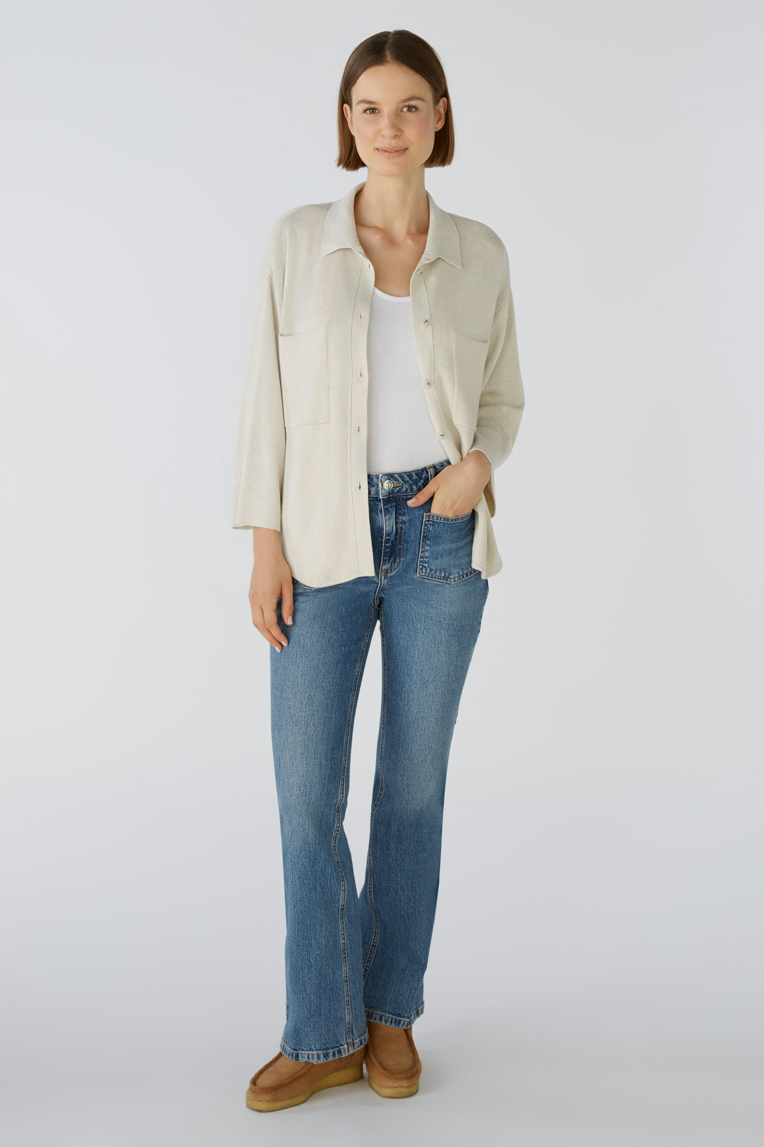 Bild 1 von Strickjacke - light beige mel in light beige mel | Oui