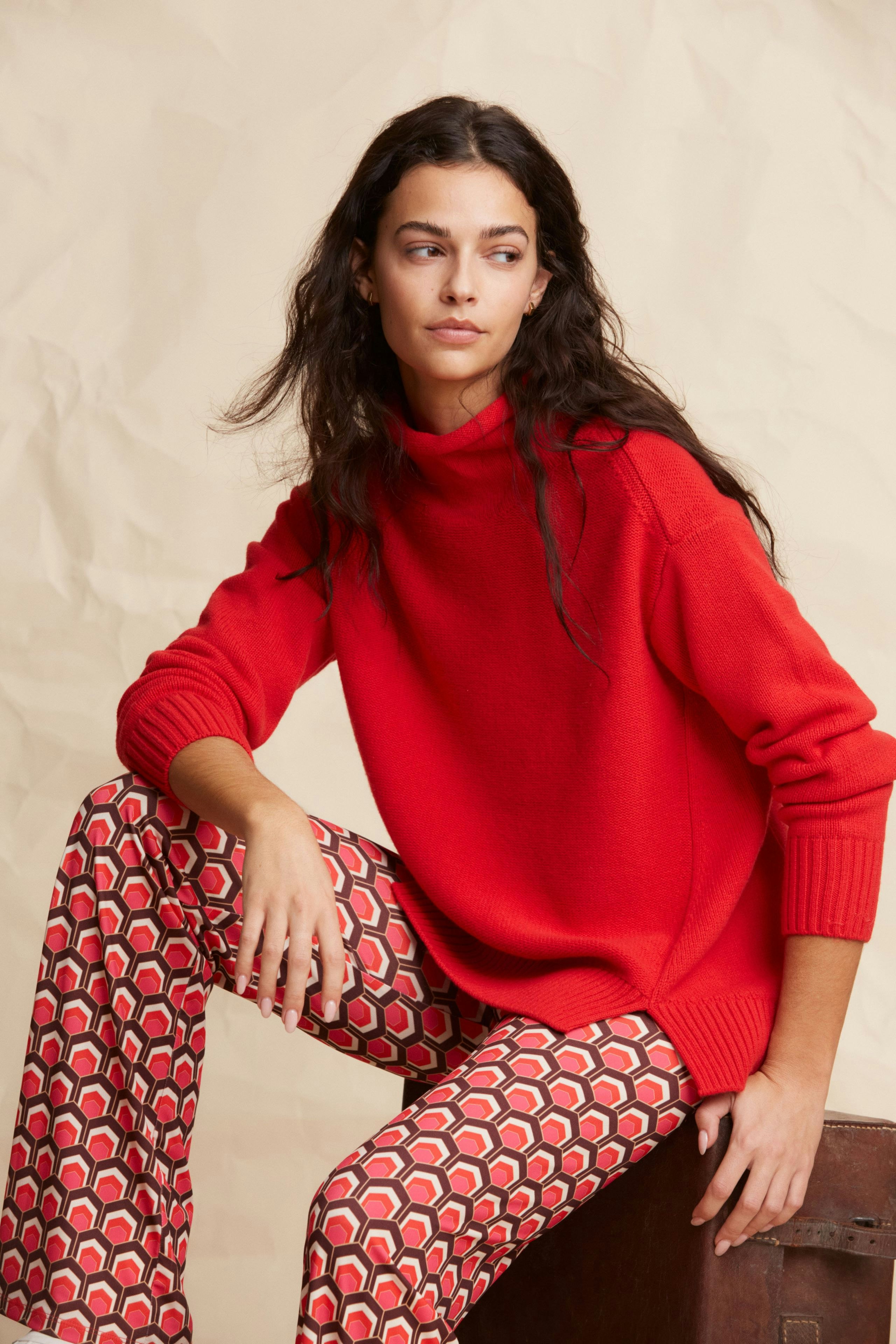 Bild 6 von pullover - chinese red in chinese red | Oui