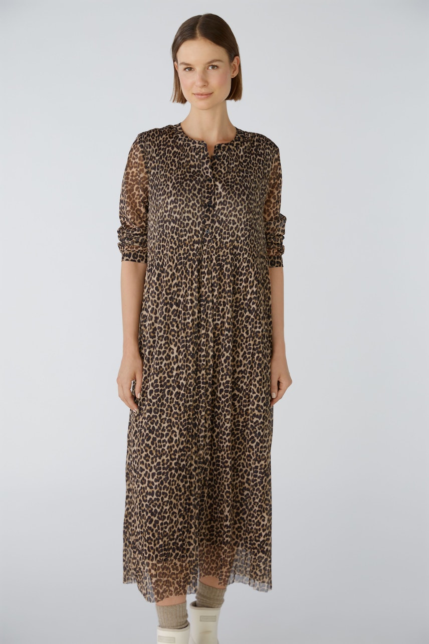Bild 2 von Plisseekleid - dark camel grey in dark camel grey | Oui