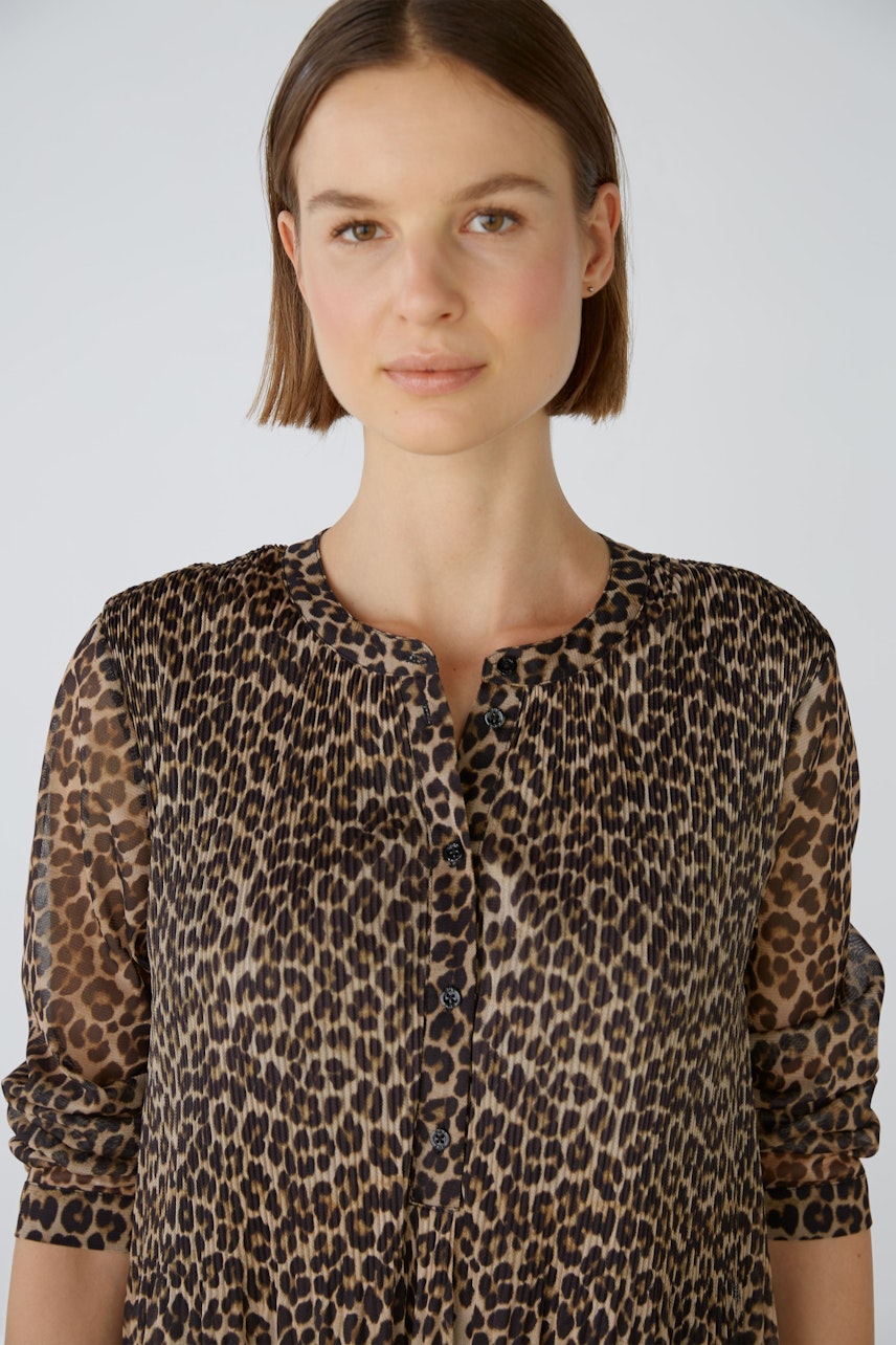 Bild 4 von Plisseekleid - dark camel grey in dark camel grey | Oui