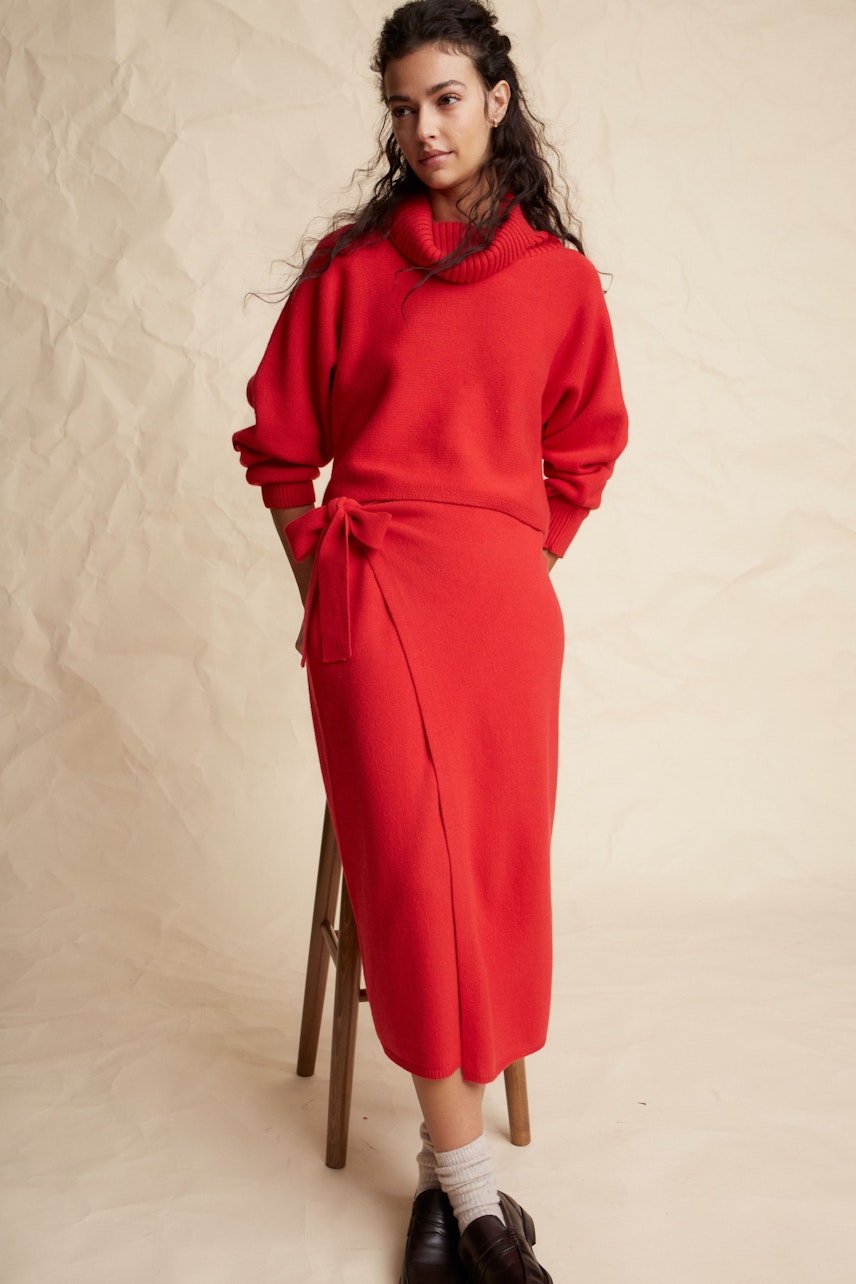 Bild 6 von Pullover - chinese red in chinese red | Oui