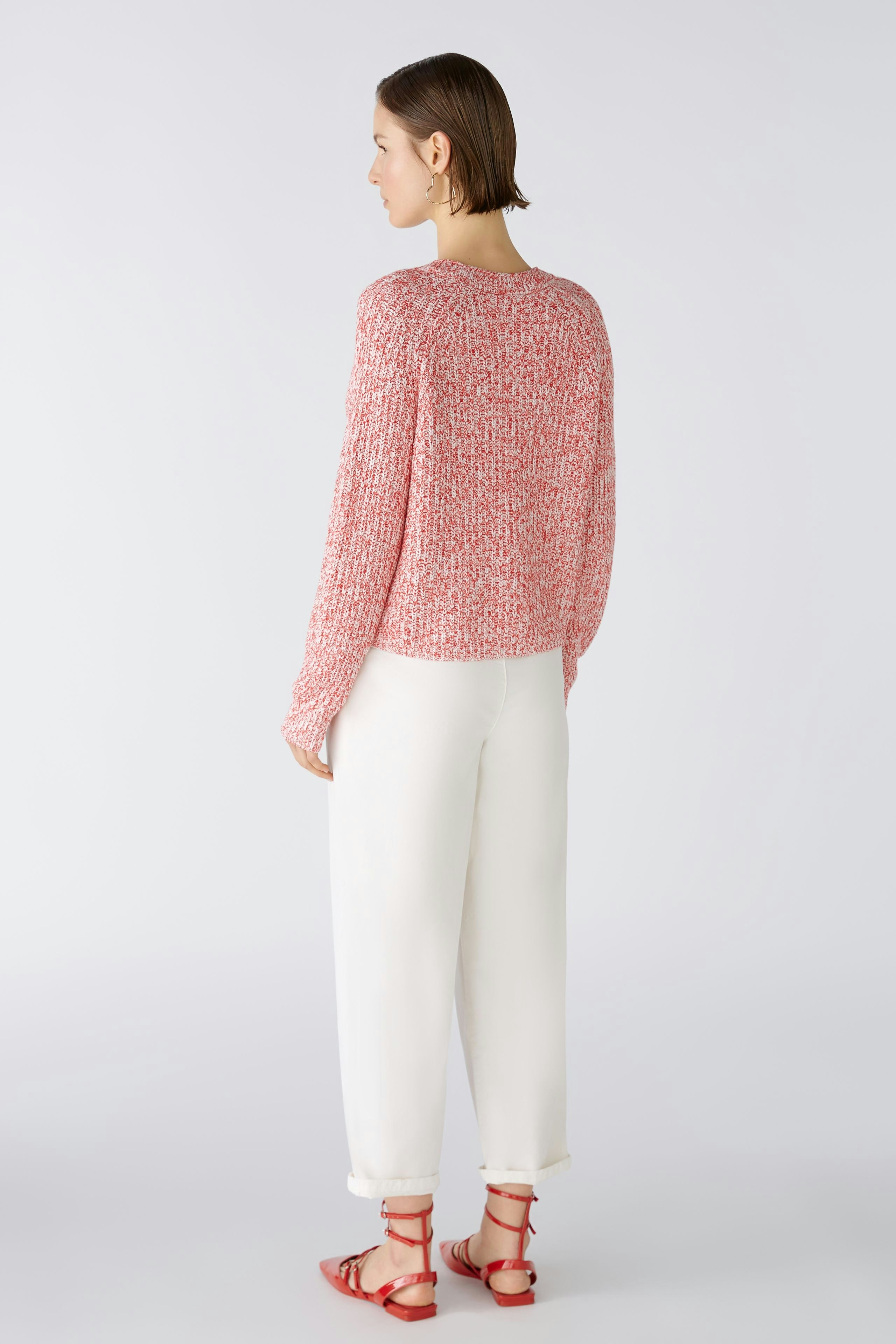 Bild 4 von LAFONYA Cardigan - red white in red white | Oui