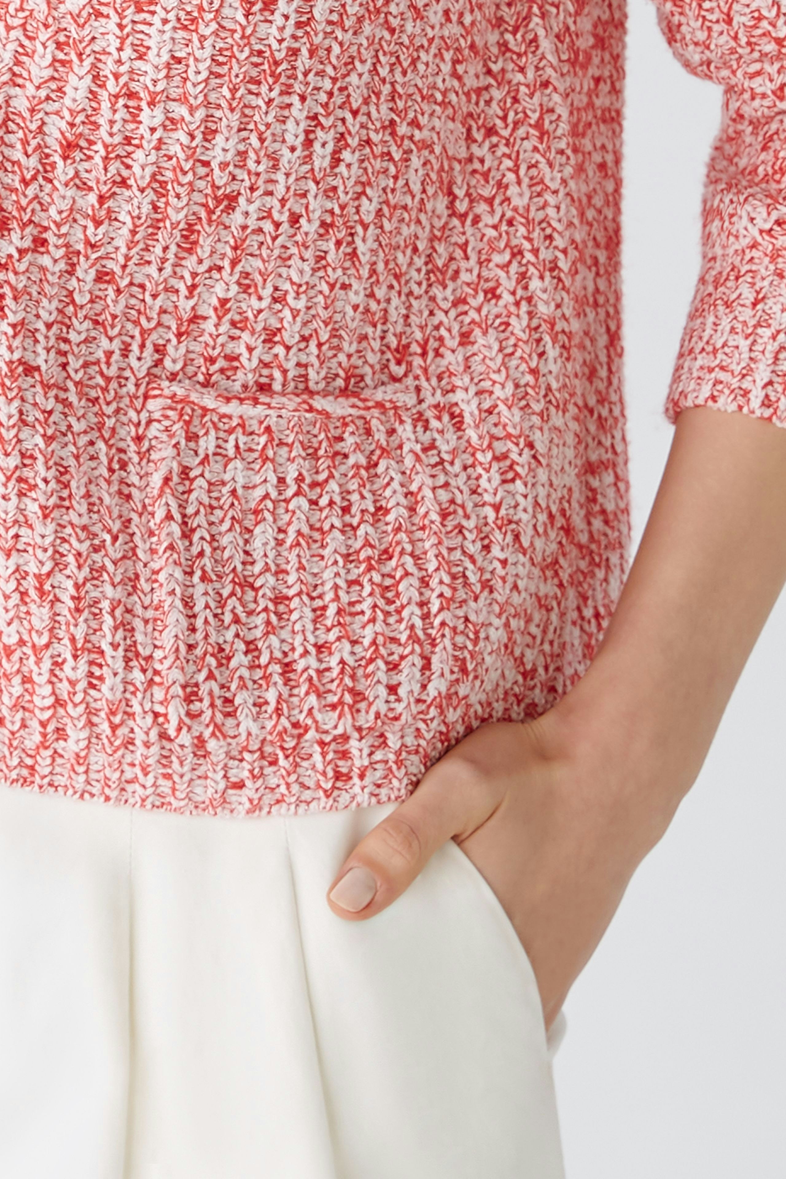 Bild 5 von LAFONYA Cardigan - red white in red white | Oui