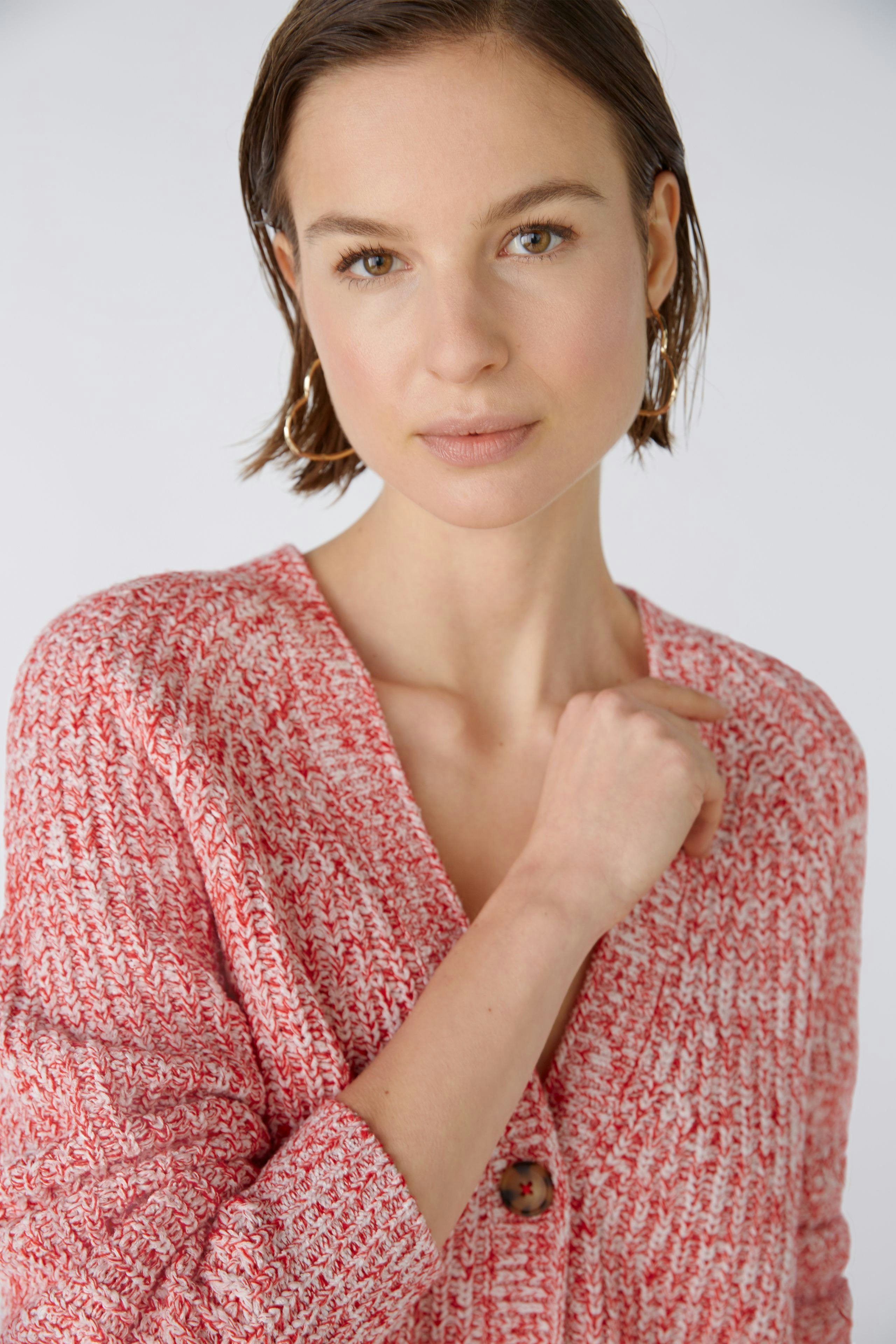 Bild 6 von LAFONYA Cardigan - red white in red white | Oui