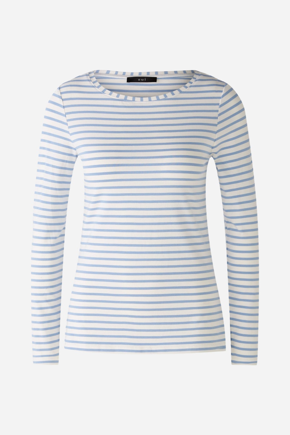 SUMIKO Langarmshirt - white blue