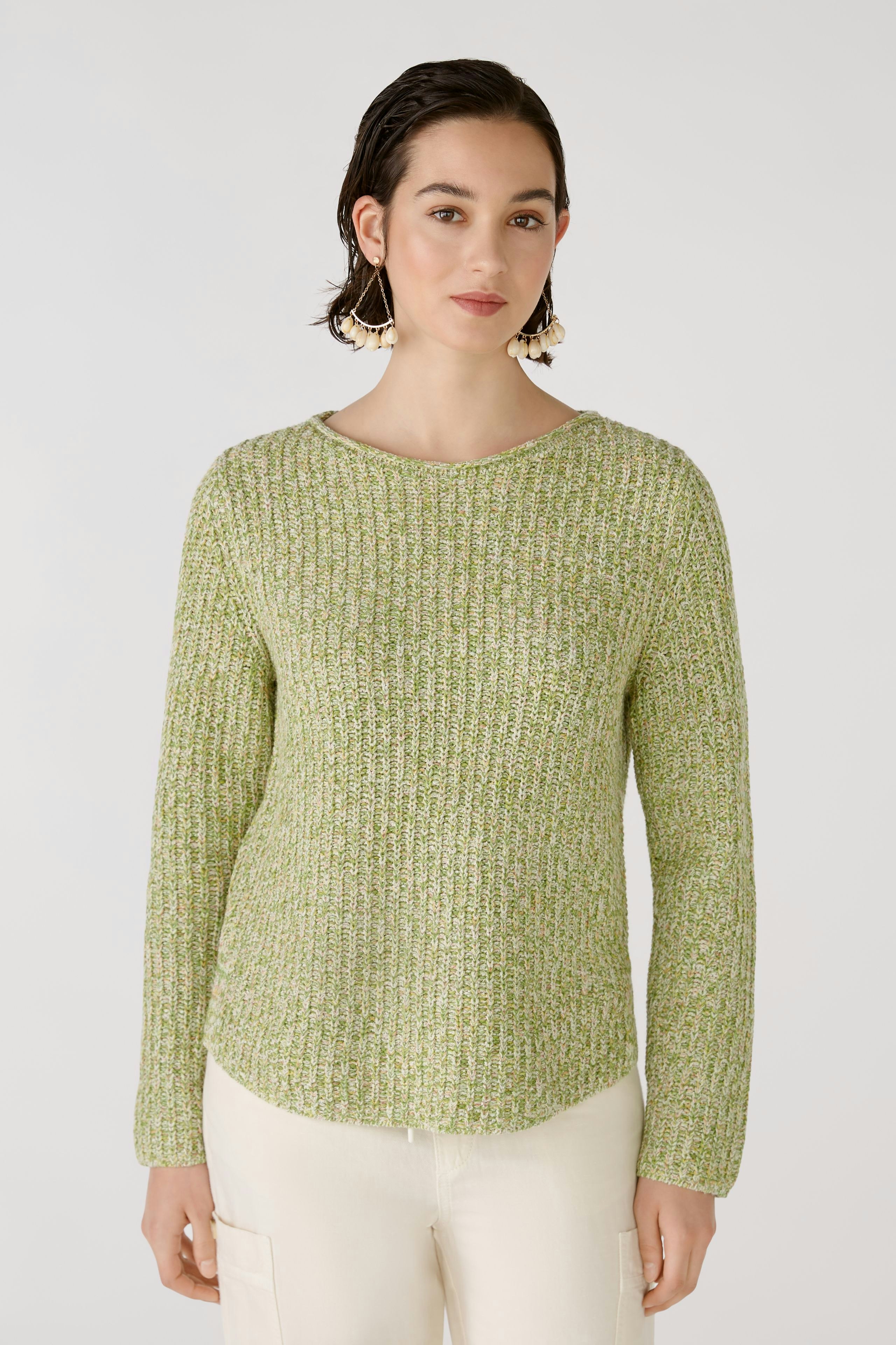 Bild 3 von NAOLIN Pullover - green white in green white | Oui