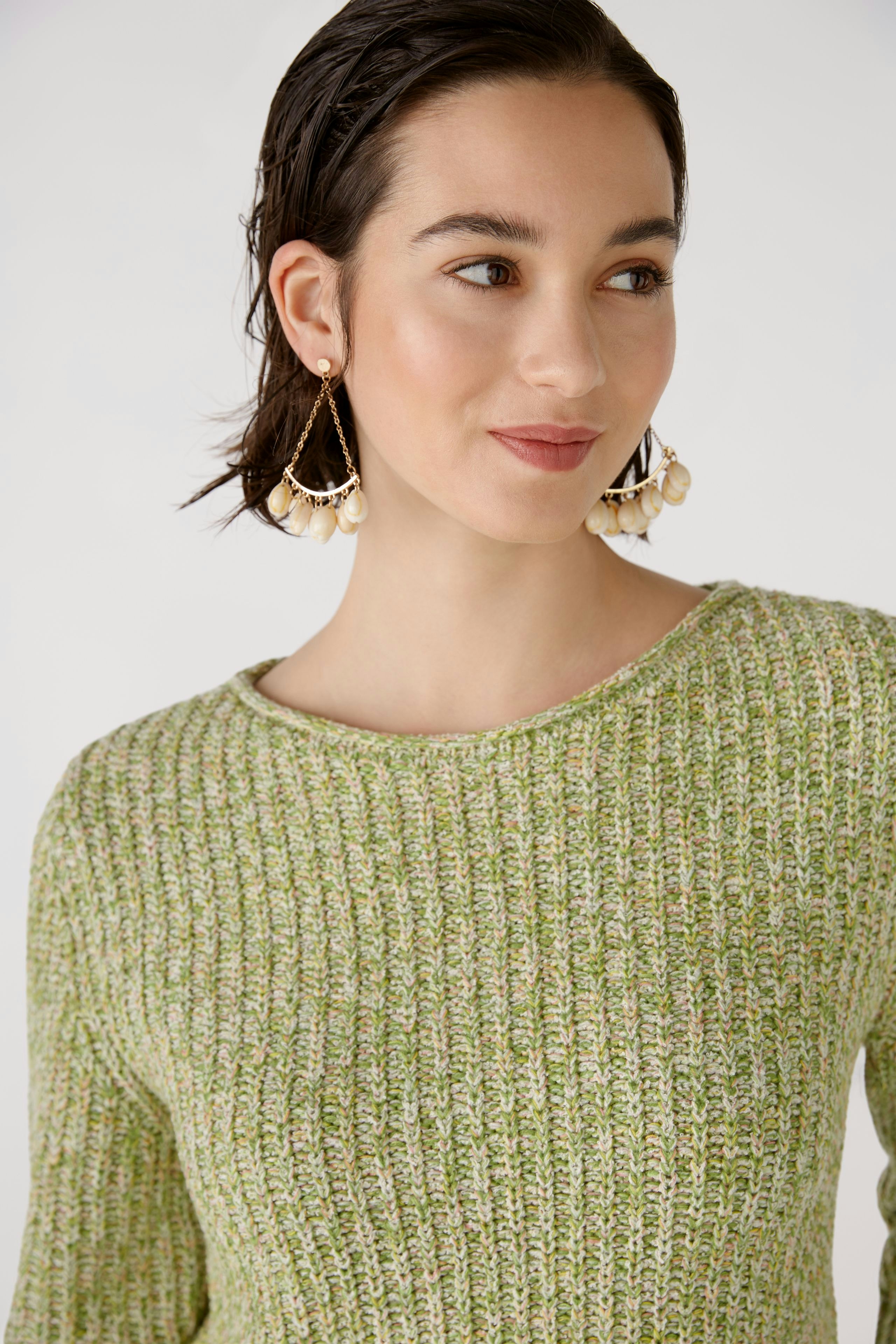 Bild 5 von NAOLIN Pullover - green white in green white | Oui