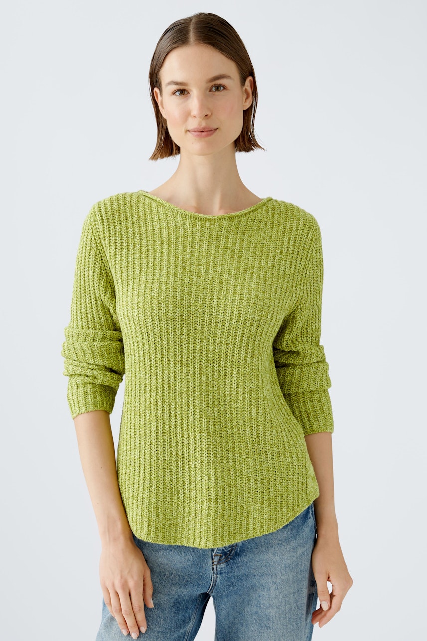 Bild 3 von NAOLIN Pullover - pea green in pea green | Oui