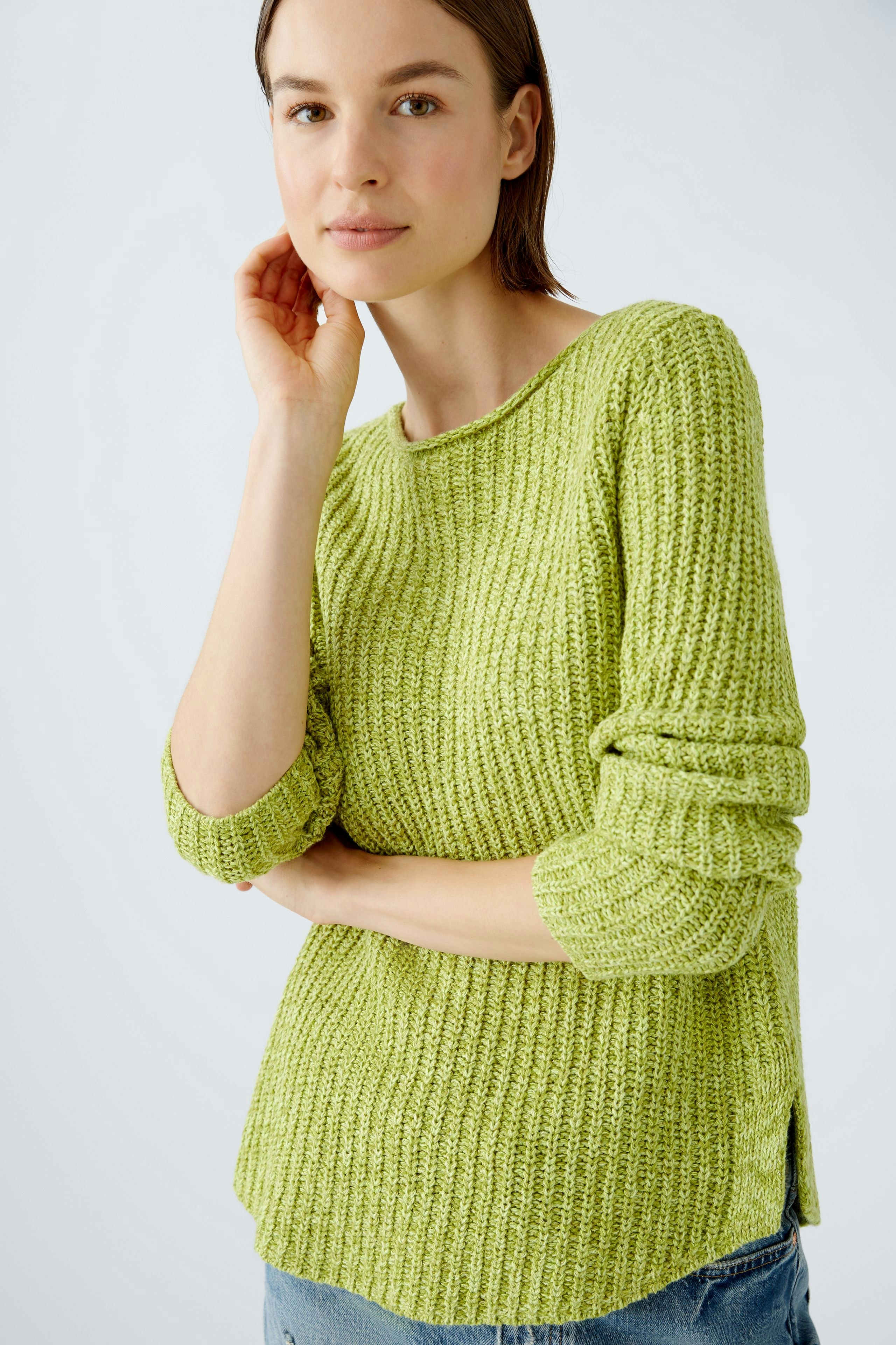 Bild 5 von NAOLIN Pullover - pea green in pea green | Oui