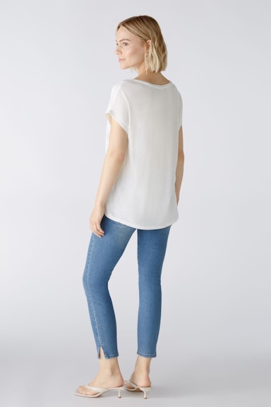 Bild 4 von AYANO Blouse shirt 100% viscose patch in cloud dancer | Oui