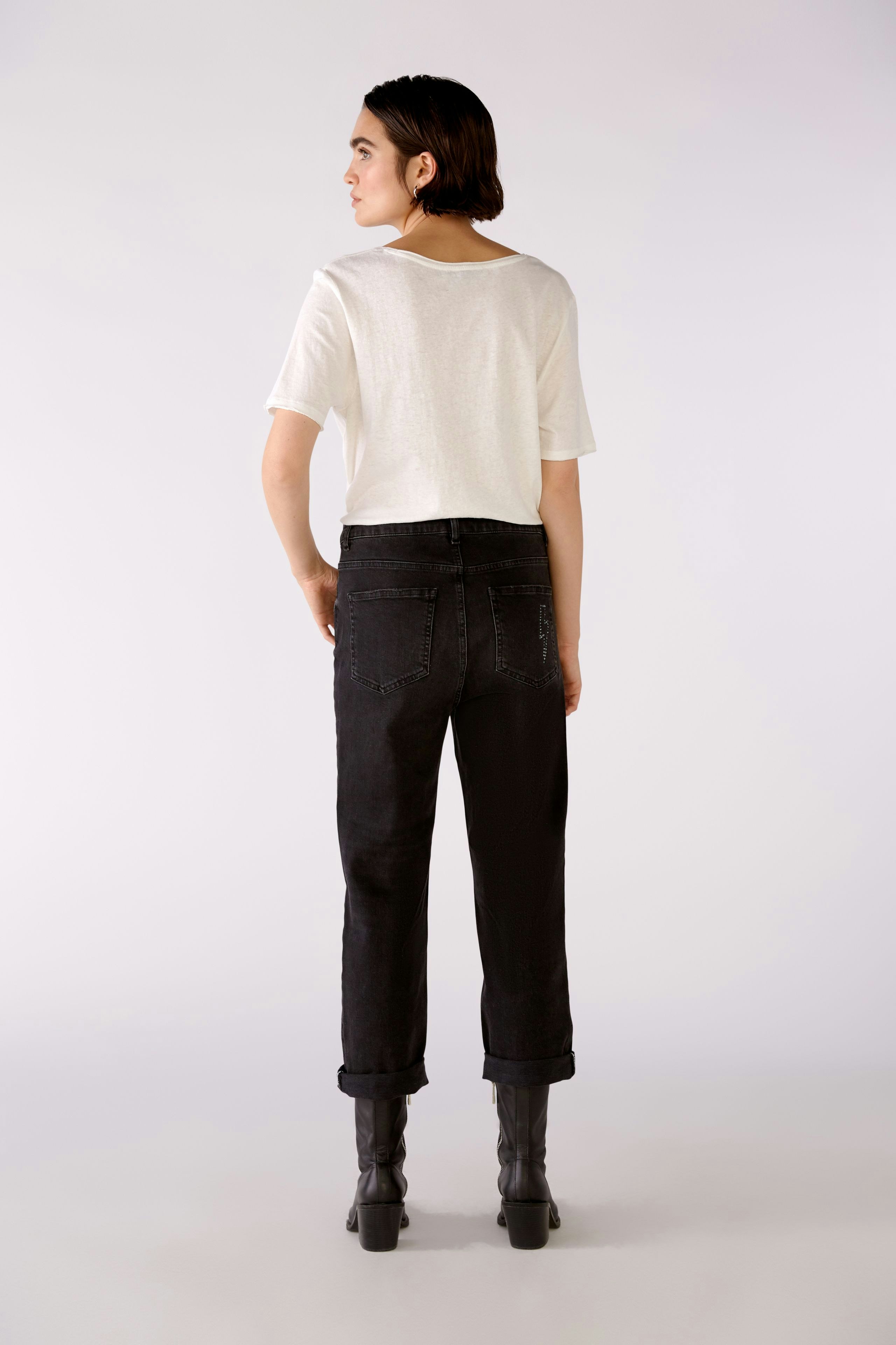 Bild 4 von Jeans - darkgrey denim in darkgrey denim | Oui