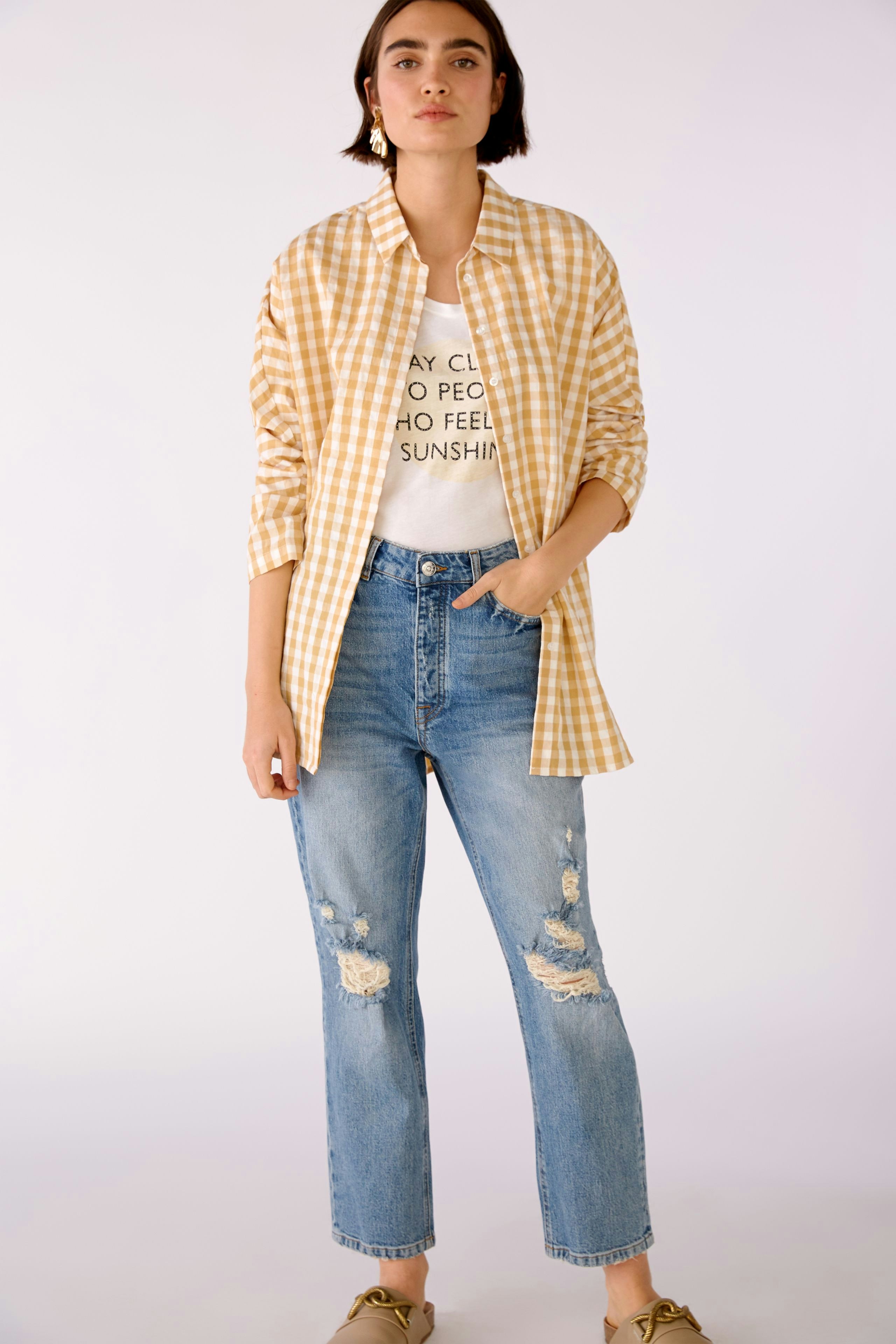 Bild 6 von Denim the high waist - blue in blue | Oui