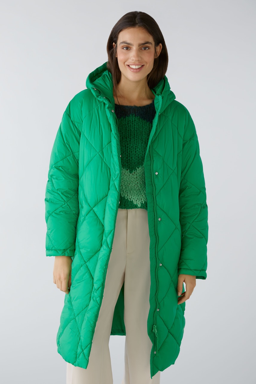 Bild 2 von Quilted coat - green in green | Oui