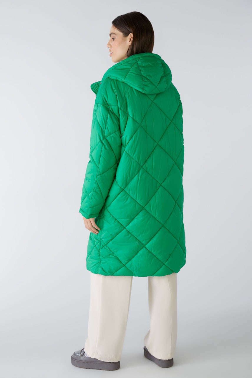 Bild 3 von Quilted coat - green in green | Oui