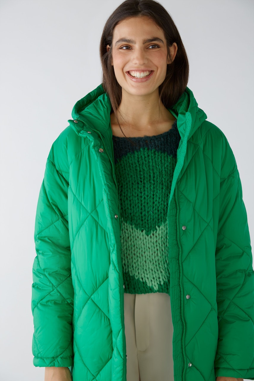 Bild 4 von Quilted coat - green in green | Oui