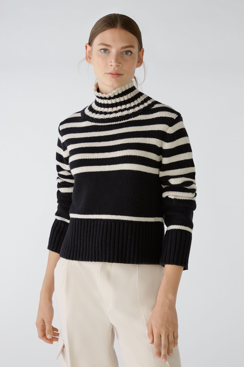 Bild 2 von Pullover - black offwhite in black offwhite | Oui