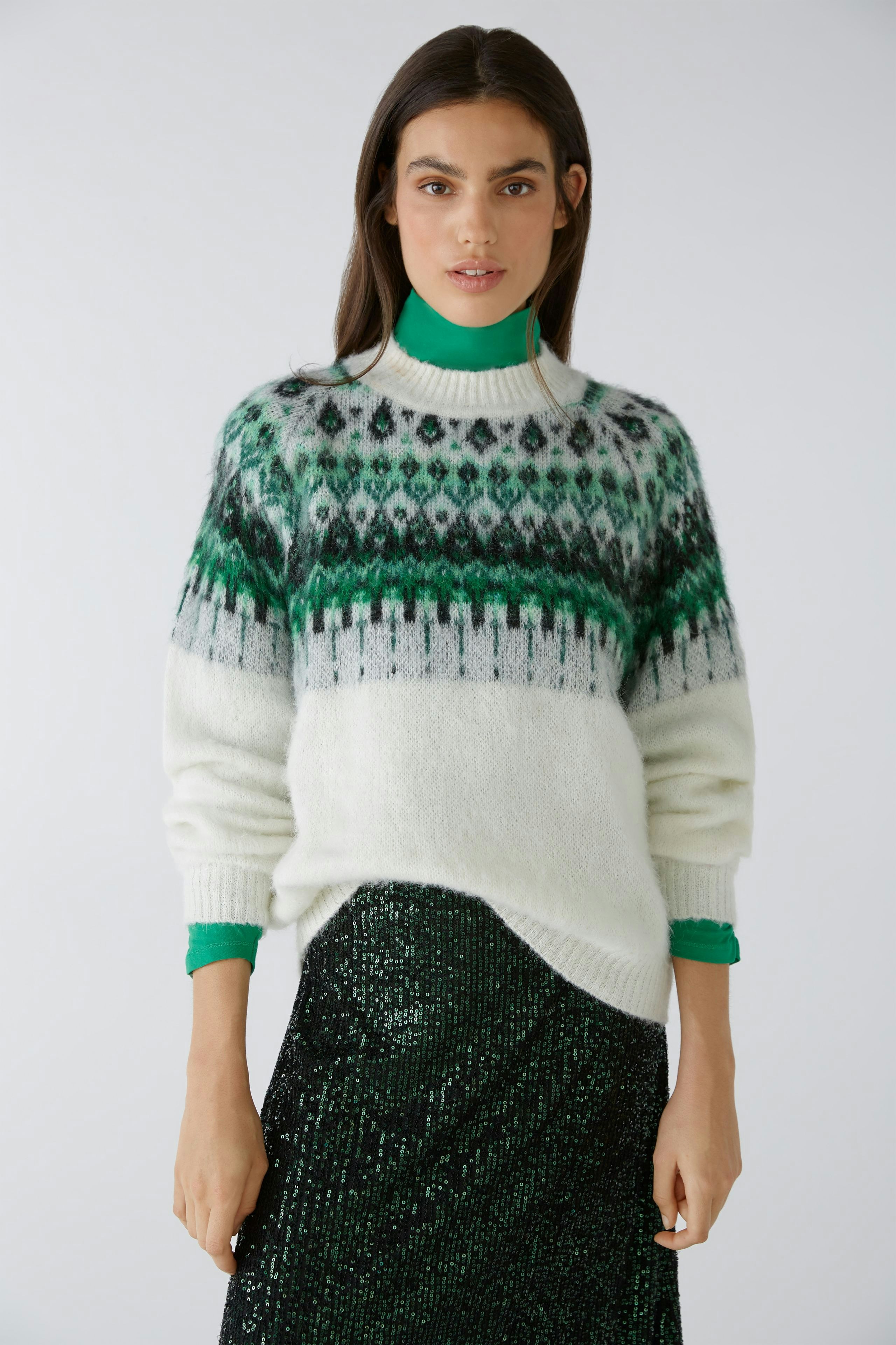 Bild 2 von Pullover - offwhite green in offwhite green | Oui