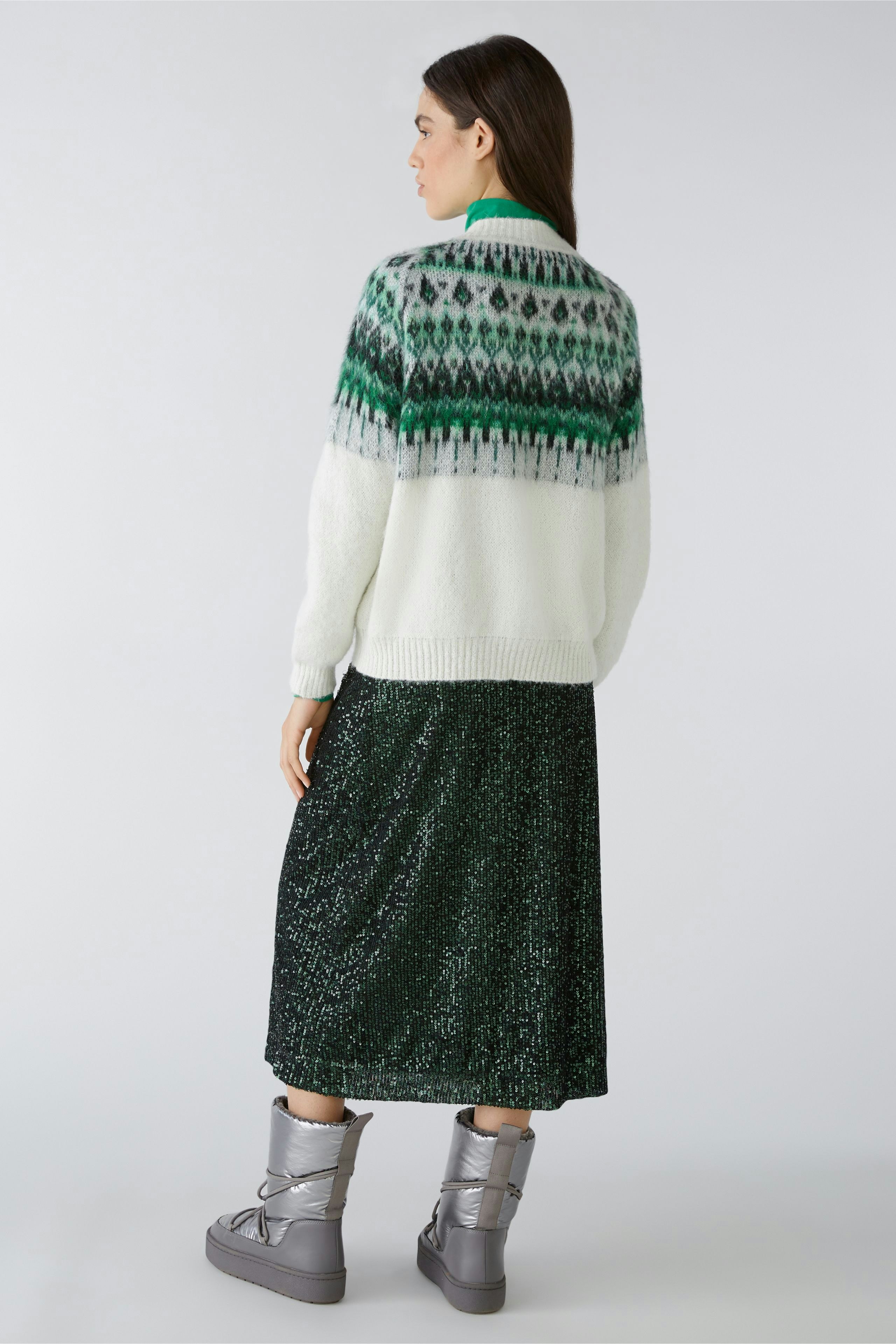 Bild 3 von Pullover - offwhite green in offwhite green | Oui