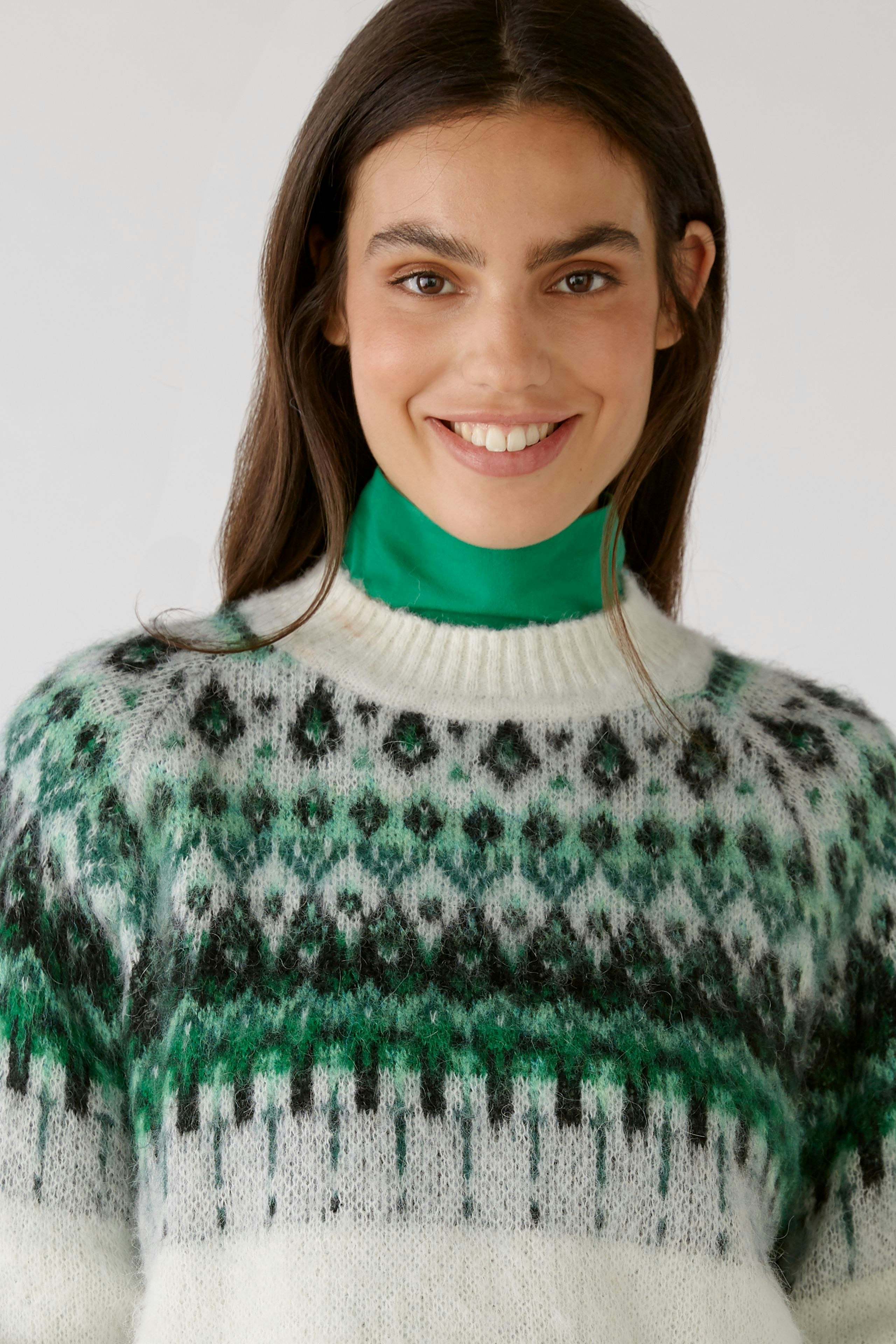 Bild 4 von Pullover - offwhite green in offwhite green | Oui