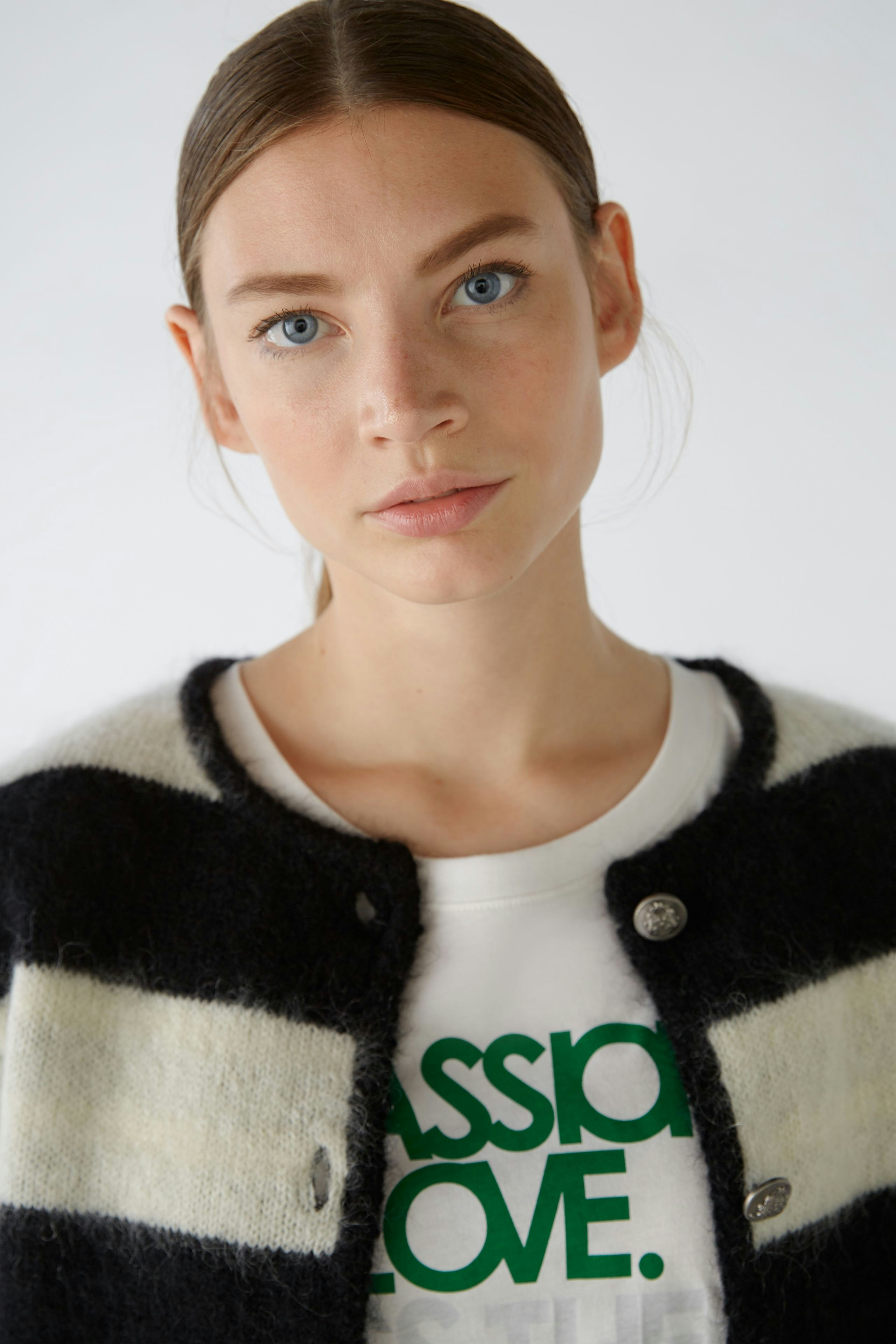 Bild 4 von Strickjacke - black offwhite in black offwhite | Oui