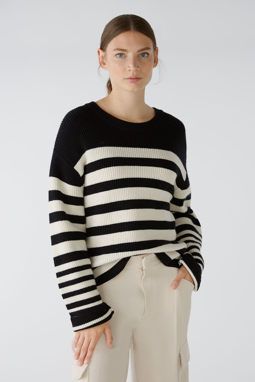 Bild 2 von Pullover - black offwhite in black offwhite | Oui