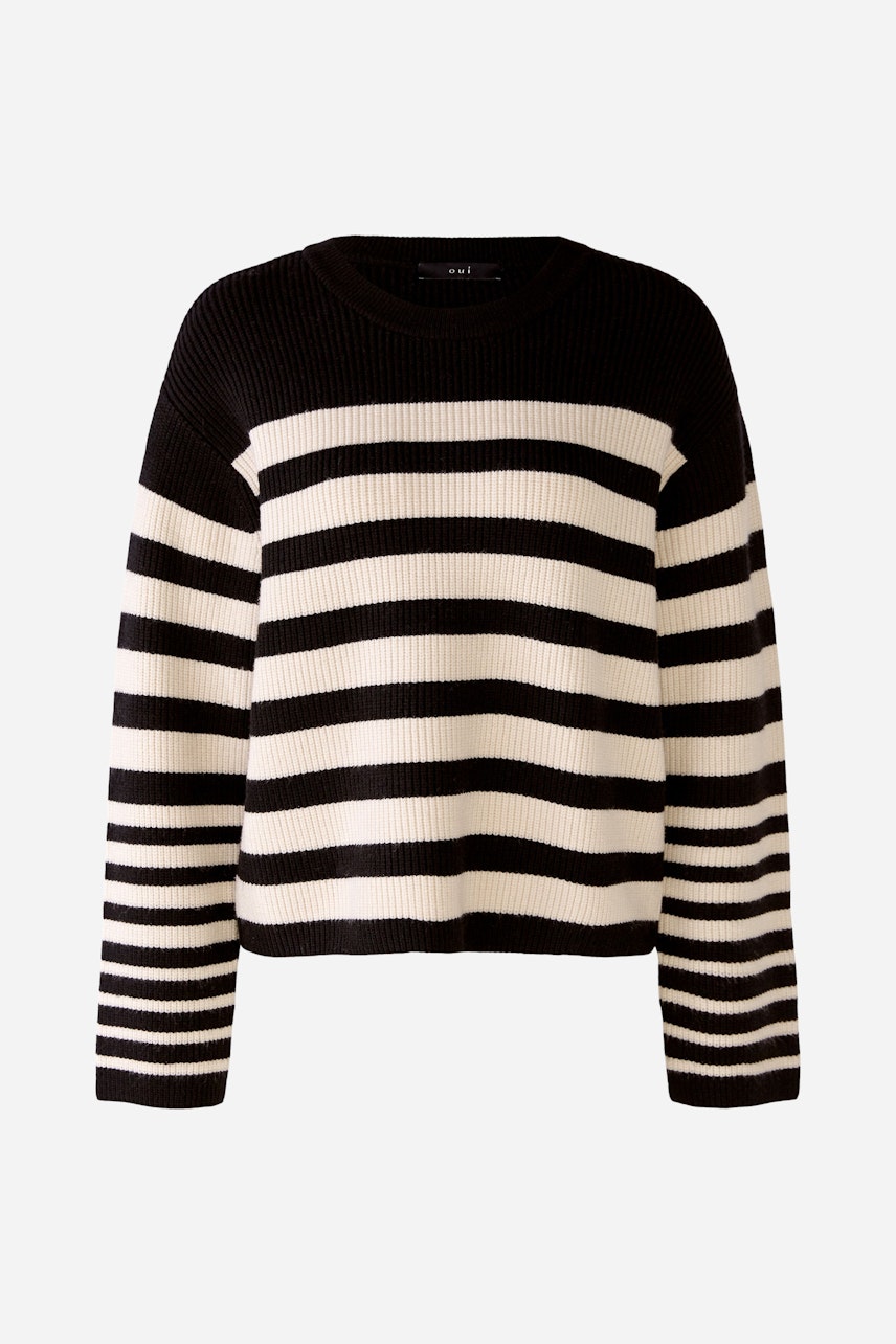 Bild 6 von Pullover - black offwhite in black offwhite | Oui