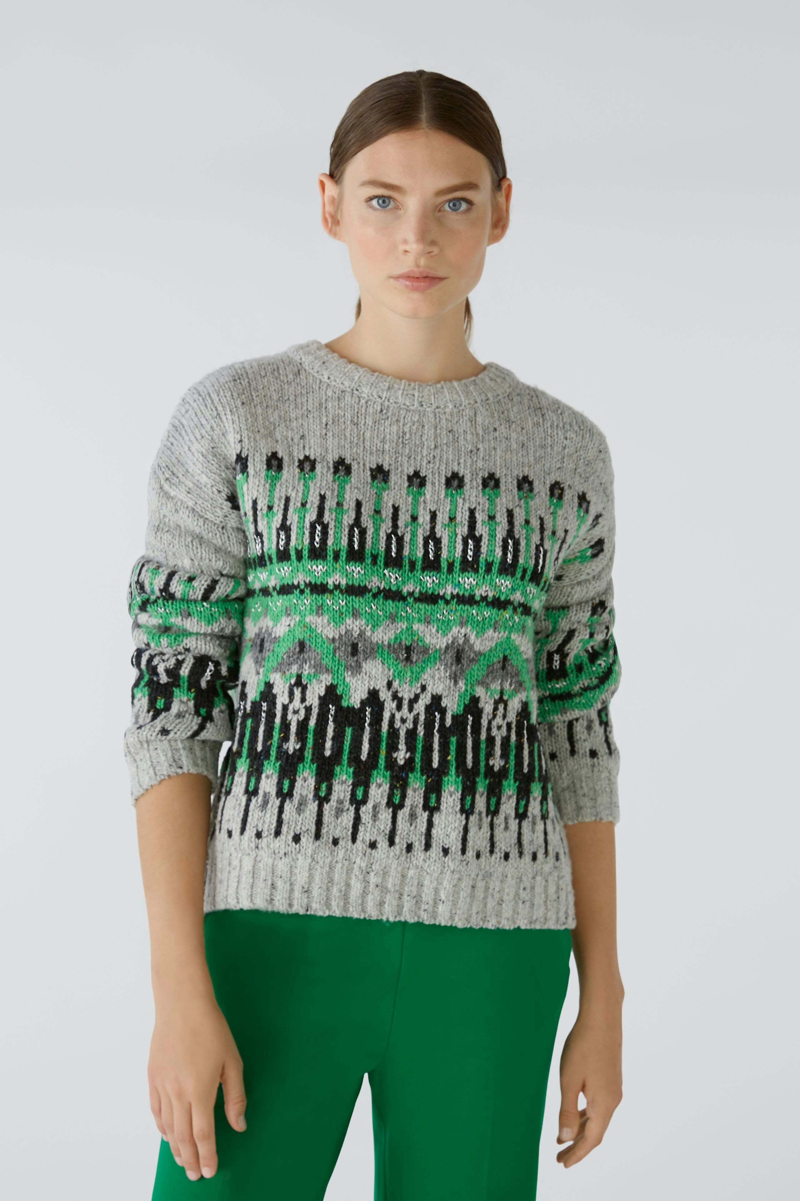 Bild 2 von Pullover - light grey green in light grey green | Oui