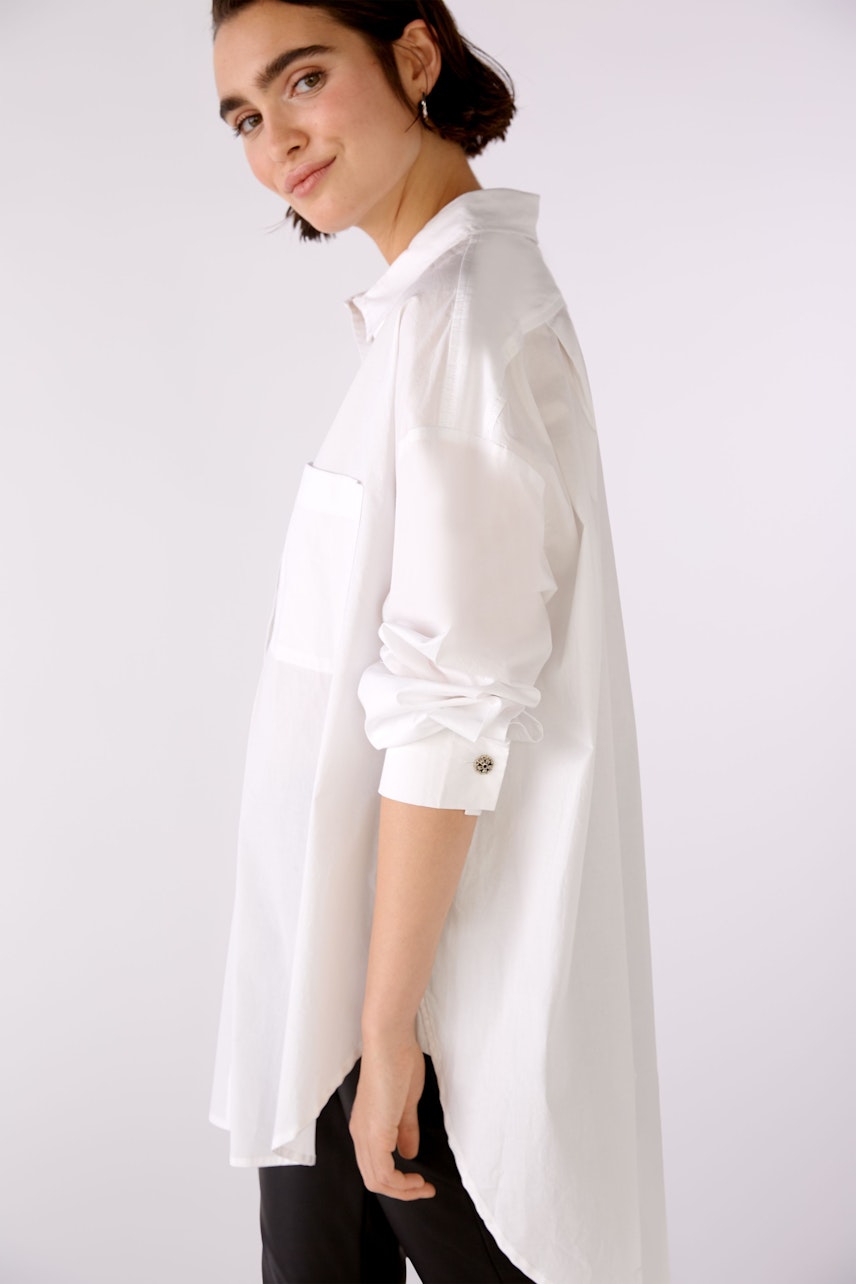 Bild 6 von Bluse - optic white in optic white | Oui