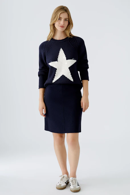 Skirt - darkblue