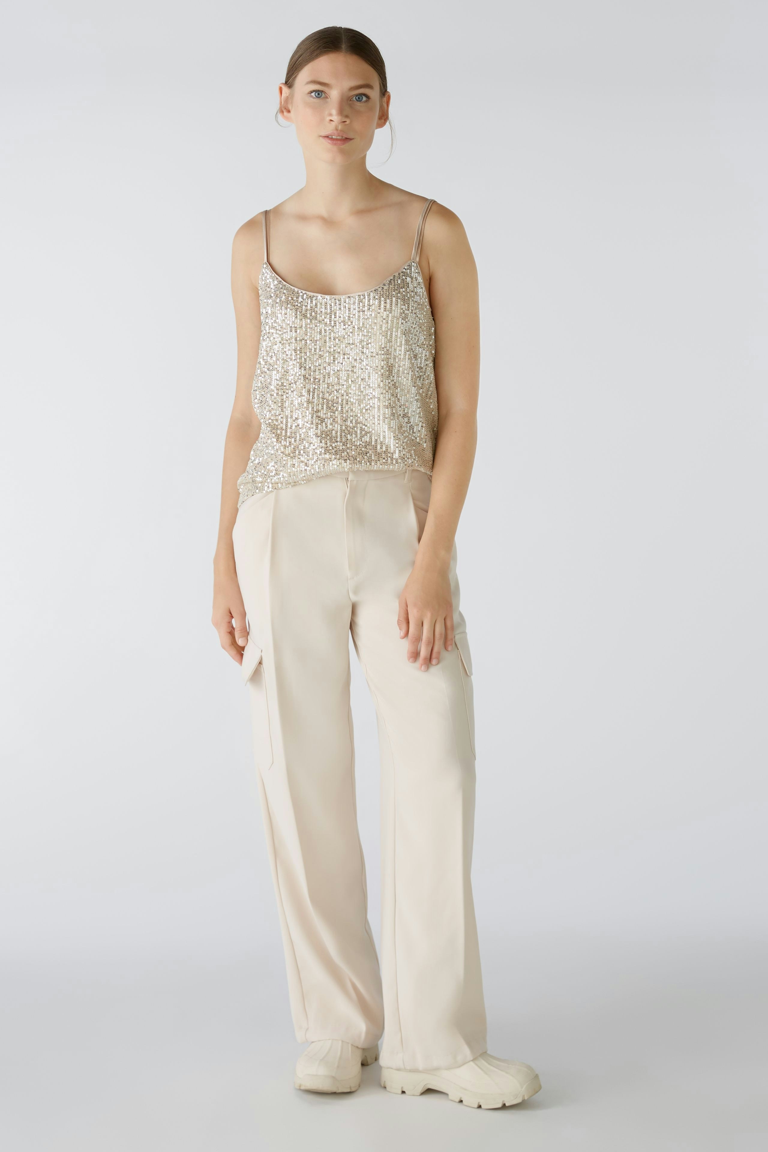 Bild 2 von Spaghetti top - light silver in light silver | Oui