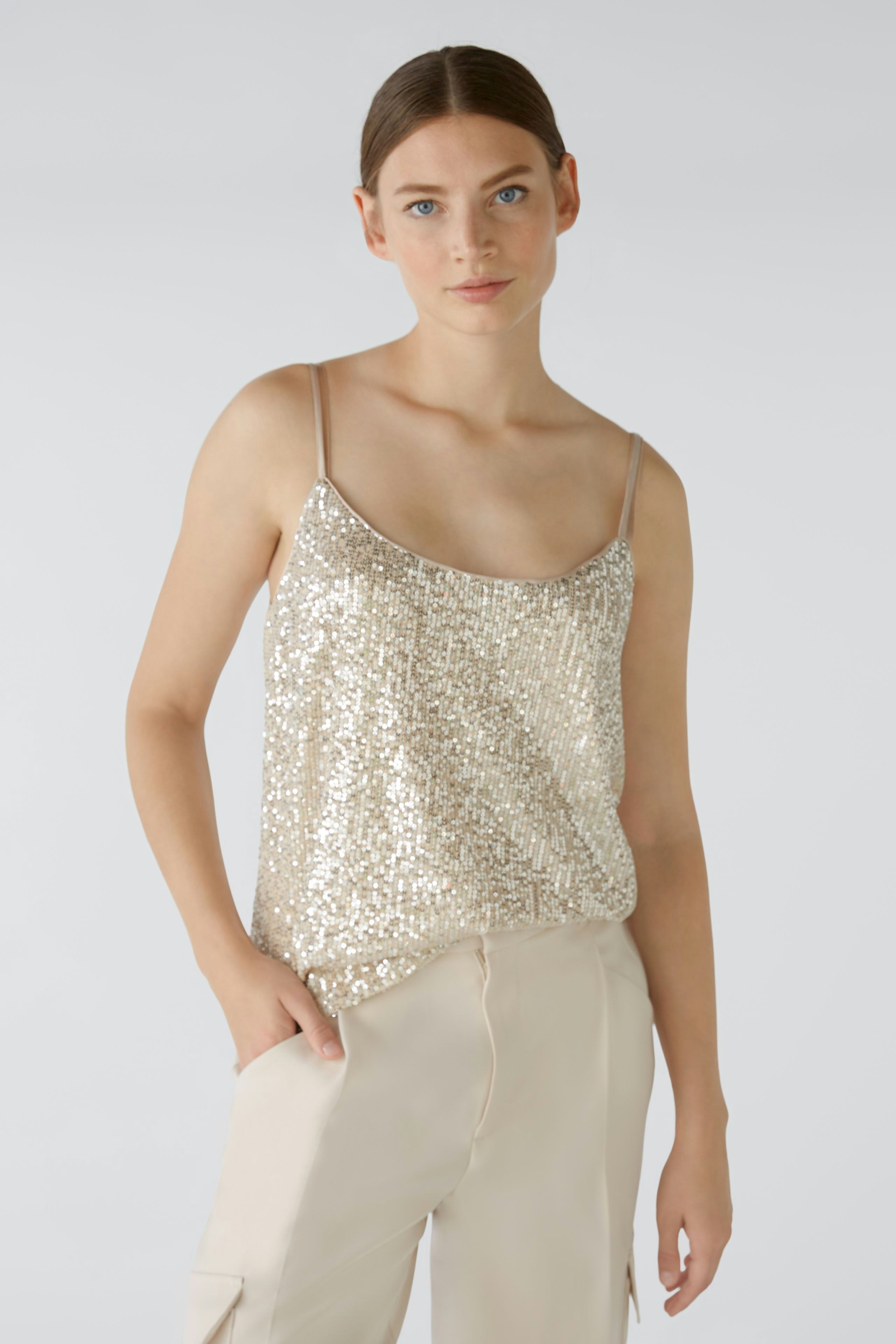 Bild 3 von Spaghetti top - light silver in light silver | Oui