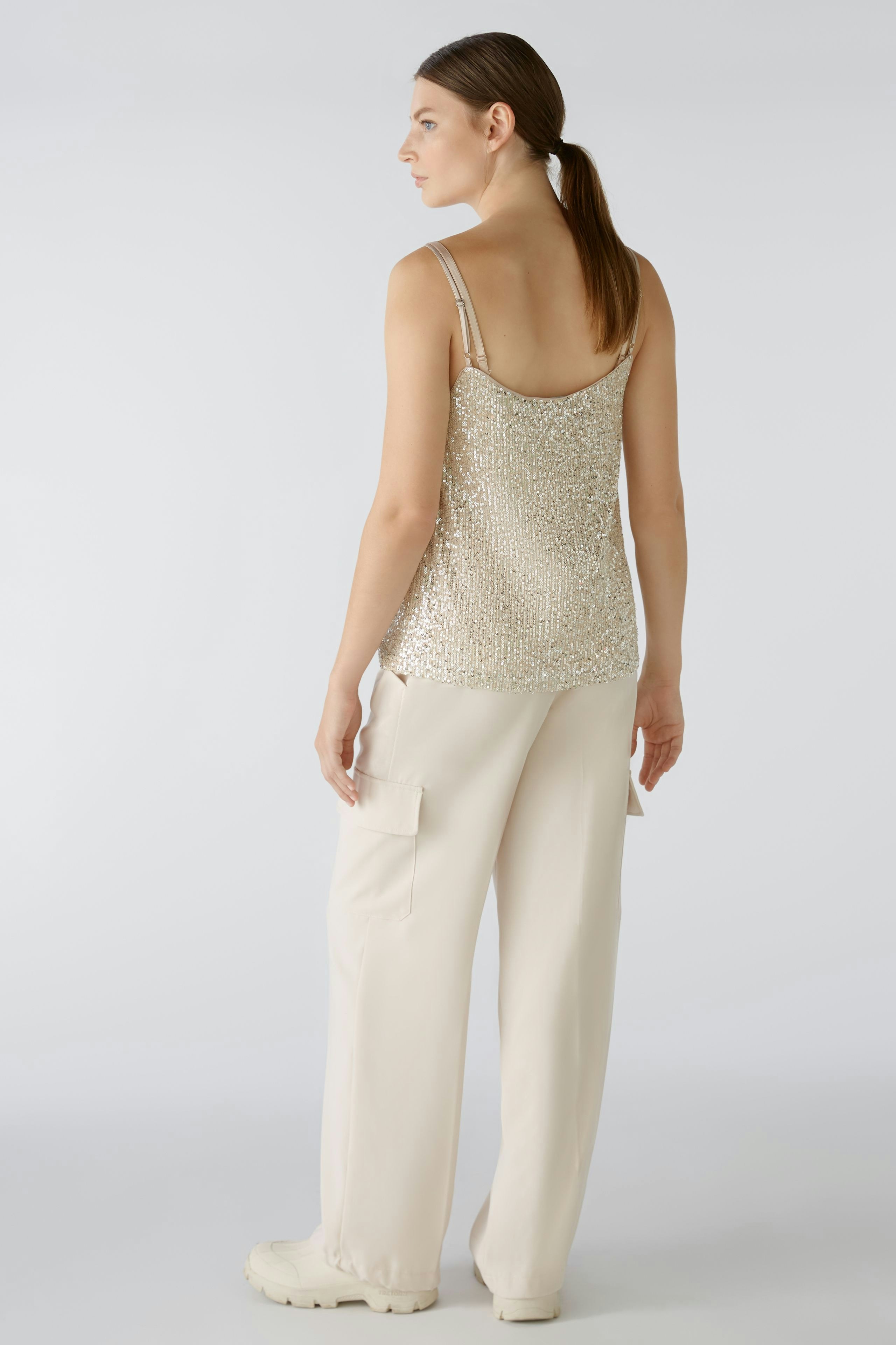 Bild 4 von Spaghetti top - light silver in light silver | Oui