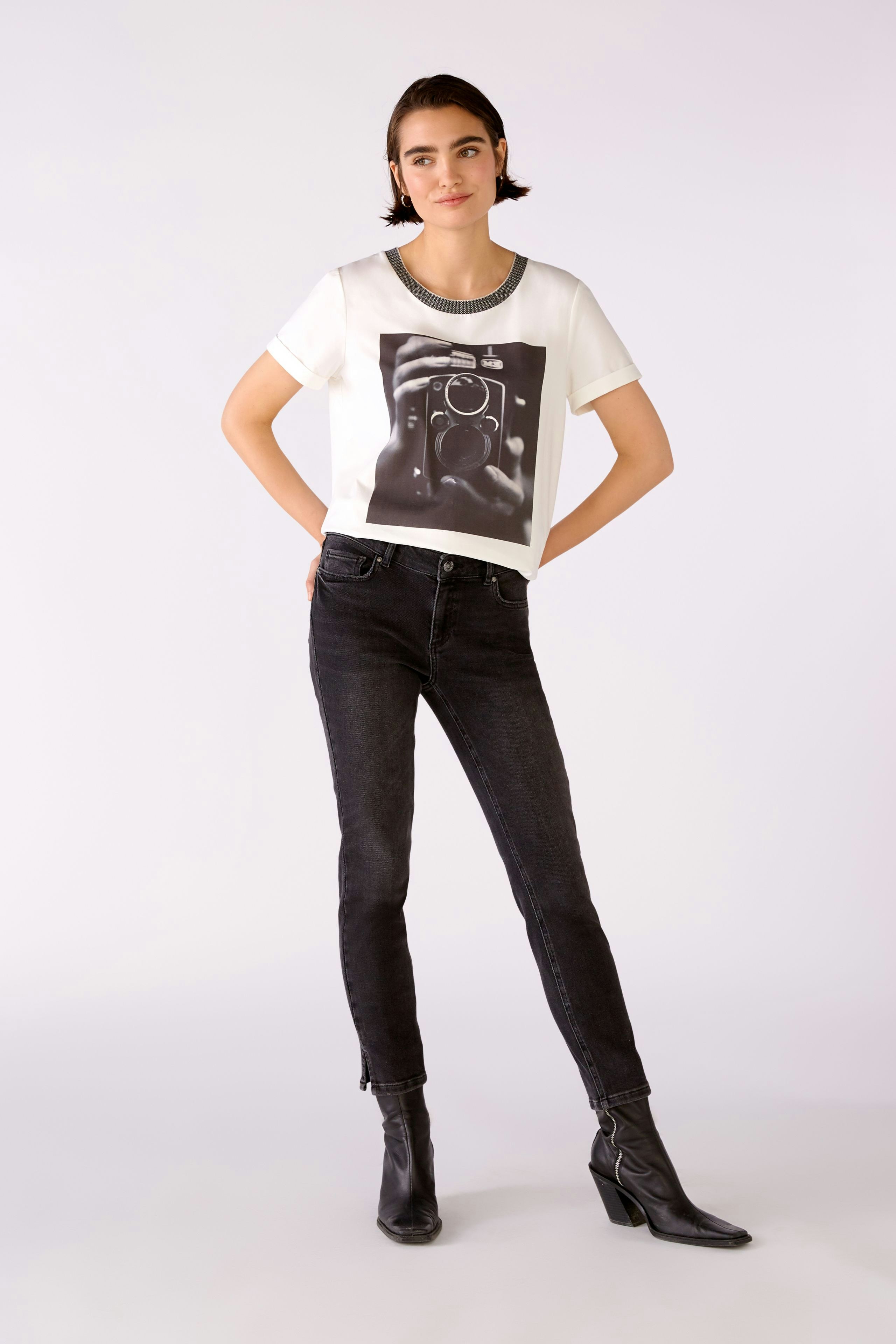 Bild 2 von T-shirt - cloud dancer in cloud dancer | Oui