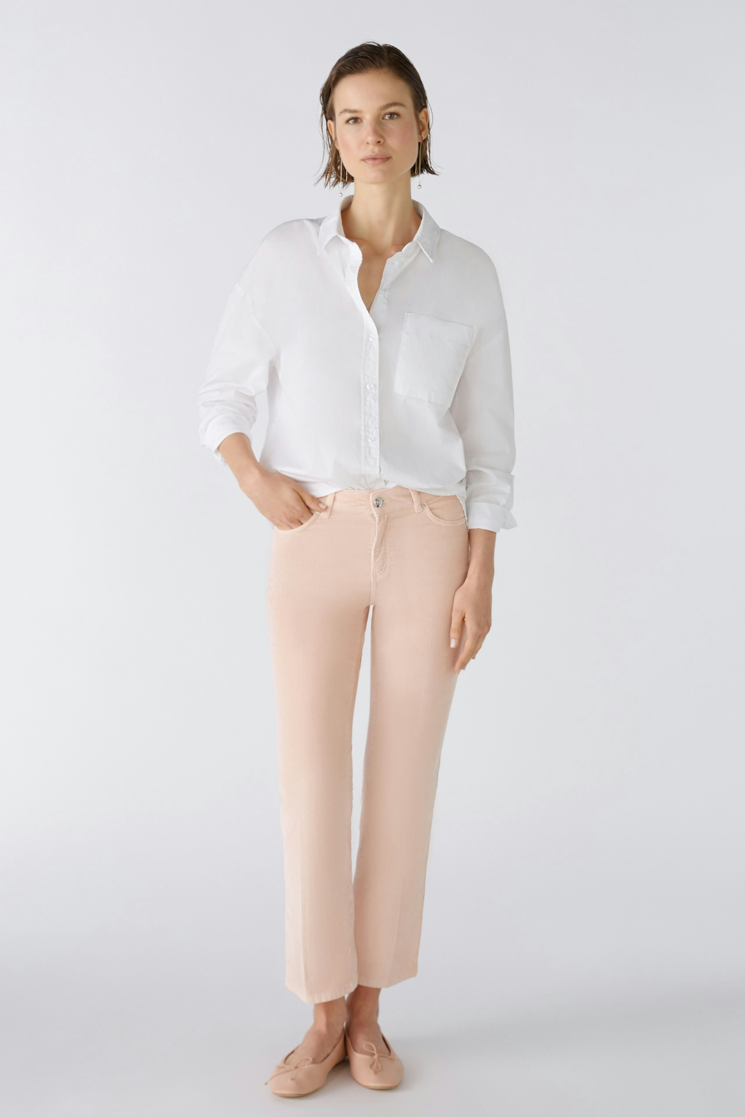 Bild 1 von Corduroy trousers easy kick - salmone in salmone | Oui