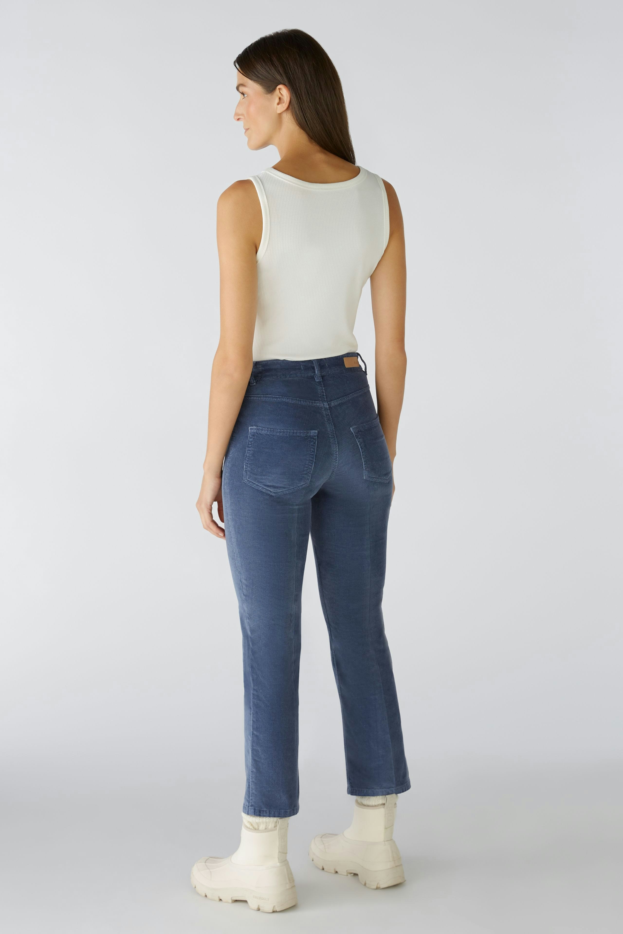 Bild 3 von Corduroy trousers easy kick - vintage indigo in vintage indigo | Oui