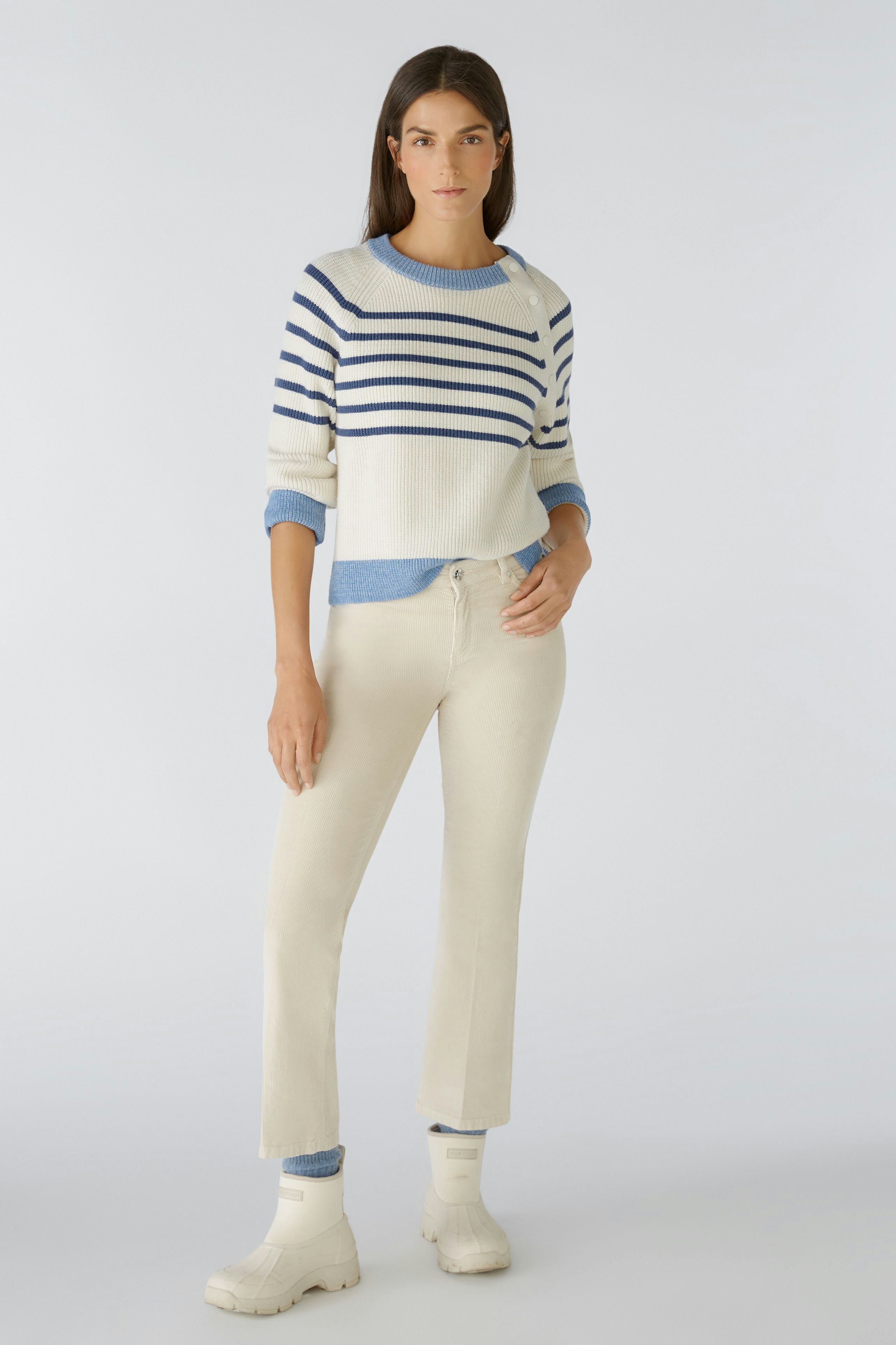 Bild 1 von Corduroy trousers easy kick - light beige mel in light beige mel | Oui