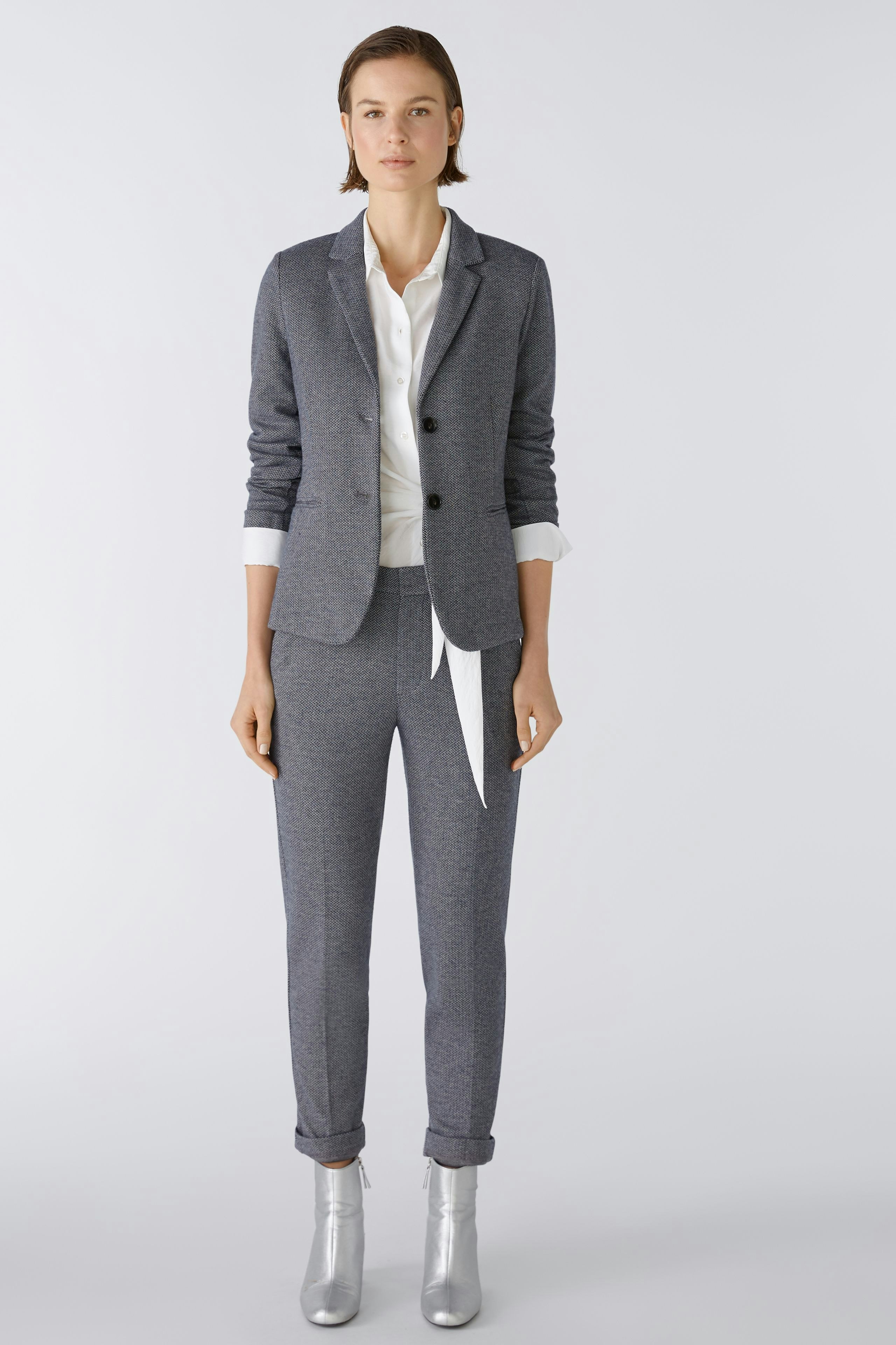 Bild 1 von Suit trousers - grey blue in grey blue | Oui