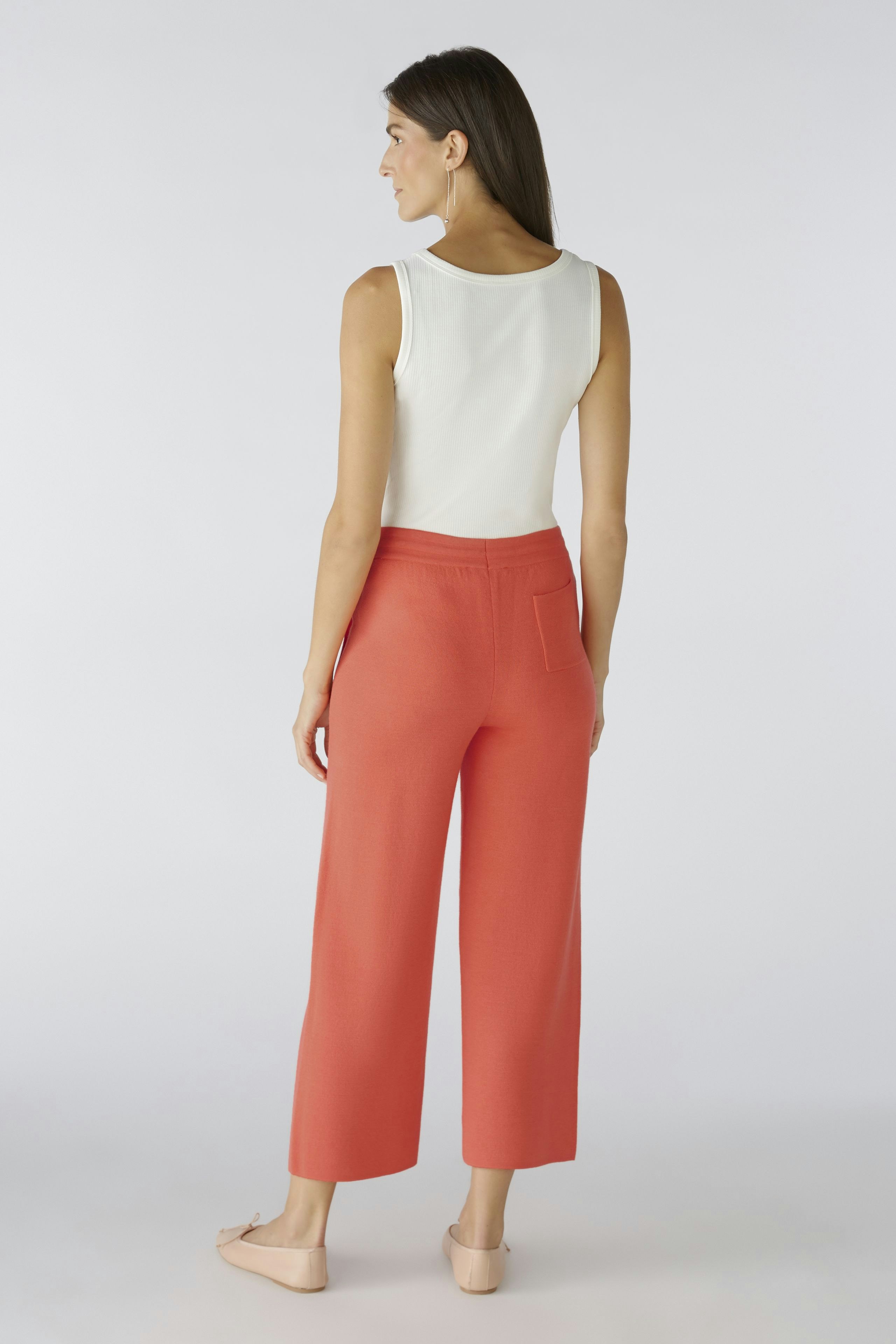 Bild 3 von Knitted trousers - hot coral in hot coral | Oui