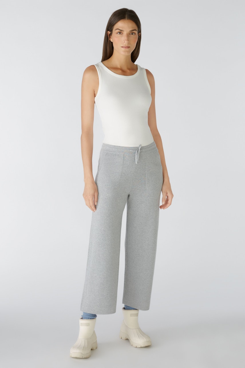 Bild 6 von Strickhose - light grey in light grey | Oui