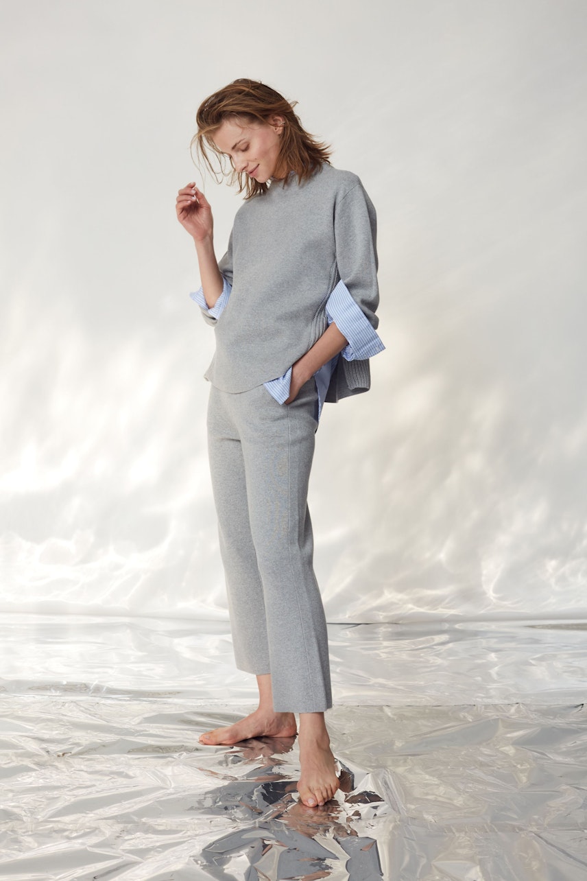 Bild 7 von Strickhose - light grey in light grey | Oui