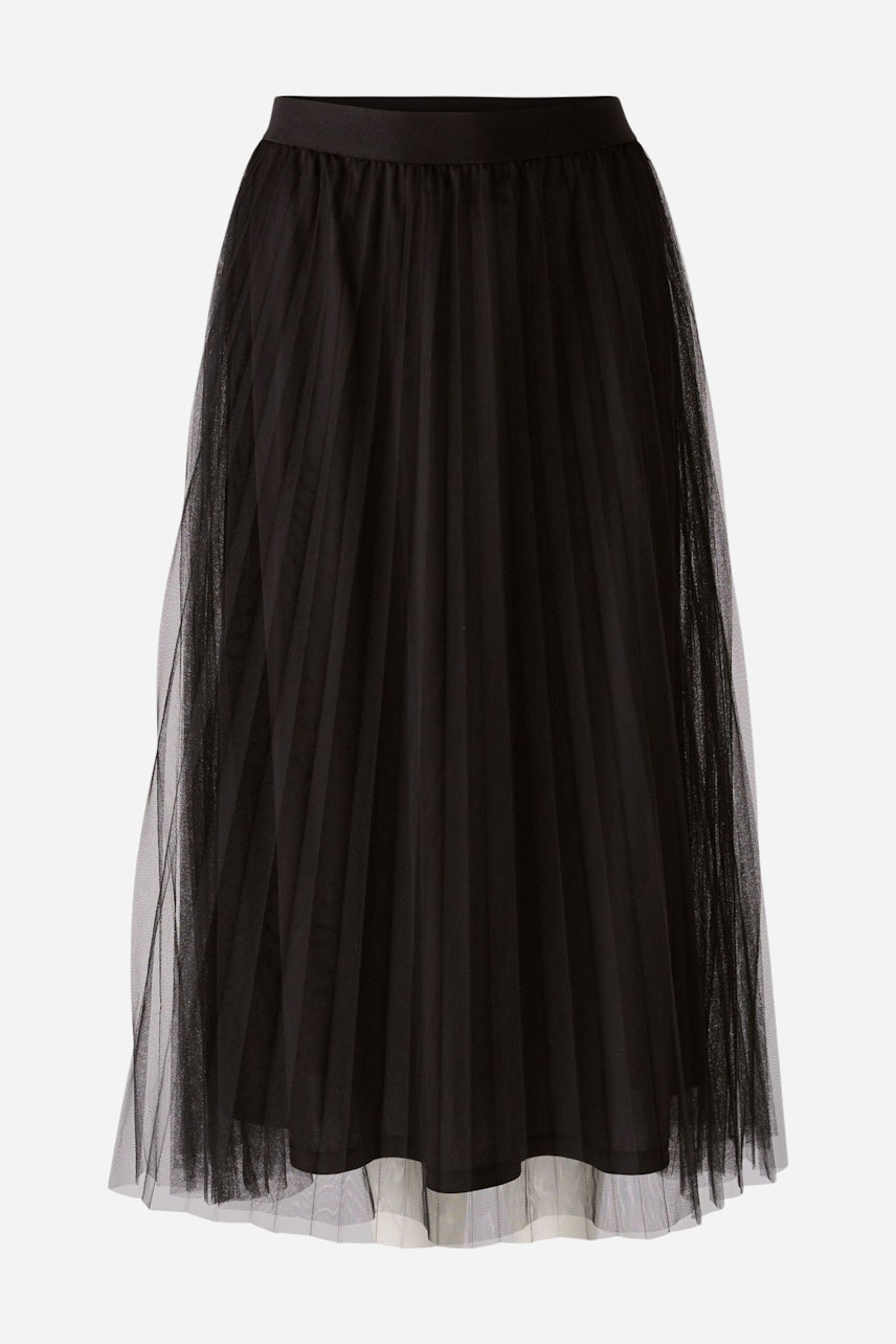 Bild 6 von Midi skirt - black in black | Oui